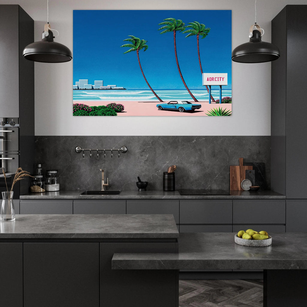 Light Mellow Sealine Poster | Hiroshi Nagai Poster | Hiroshi Nagai Prints