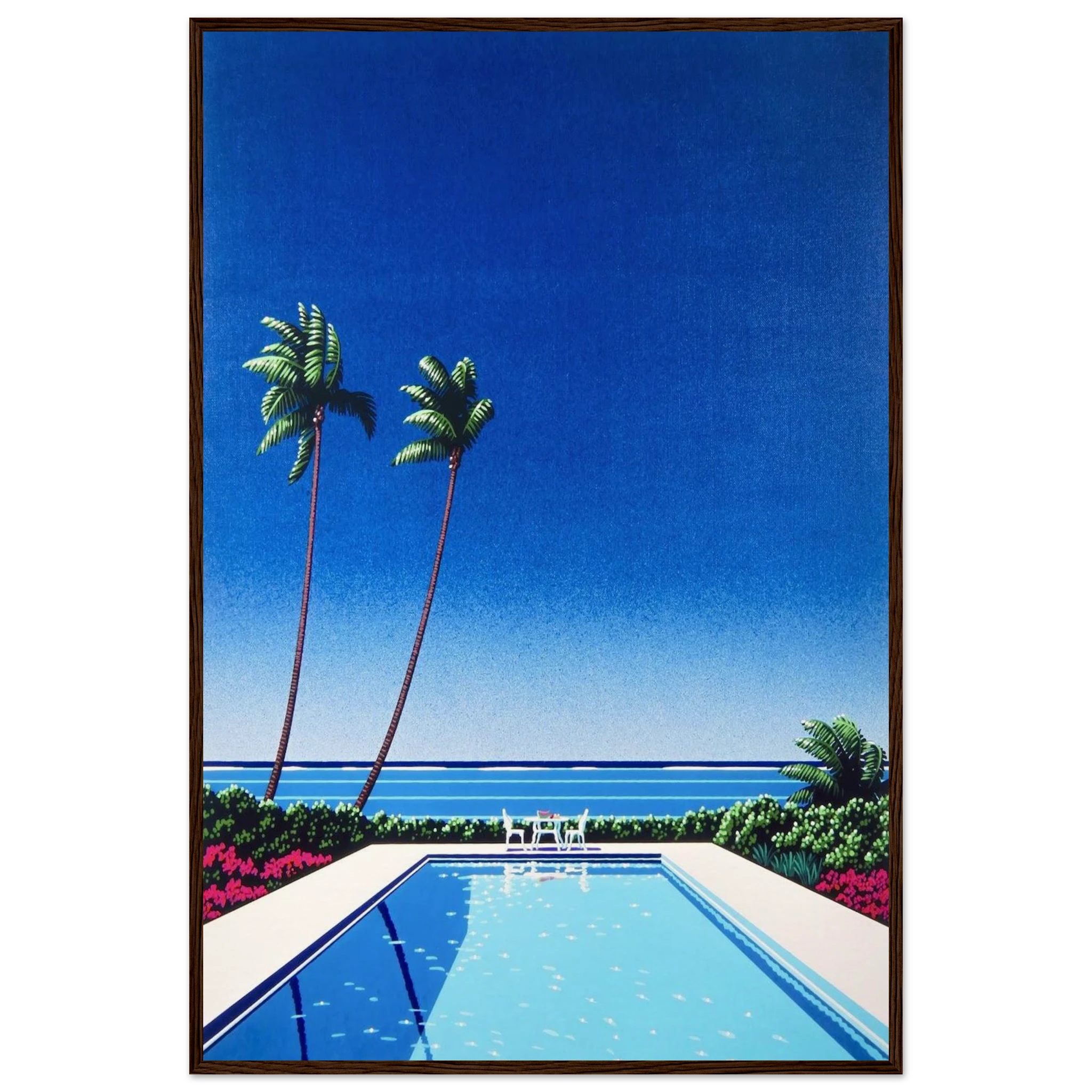 Watermelon Pool Framed Poster | Hiroshi Nagai Framed Prints Wall Art | Hiroshi Nagai Prints