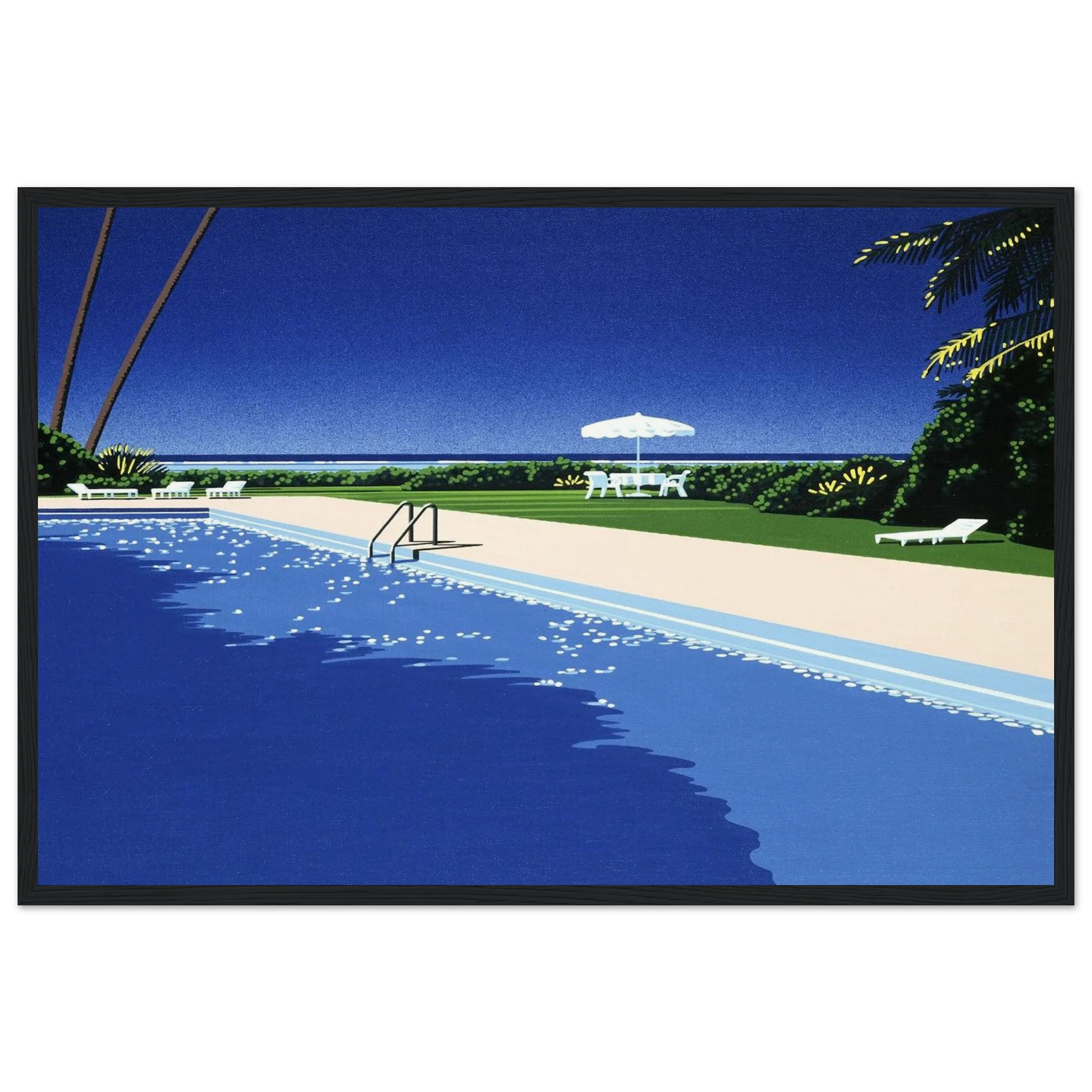 Deck Framed Poster | Hiroshi Nagai Framed Prints Wall Art | Hiroshi Nagai Prints