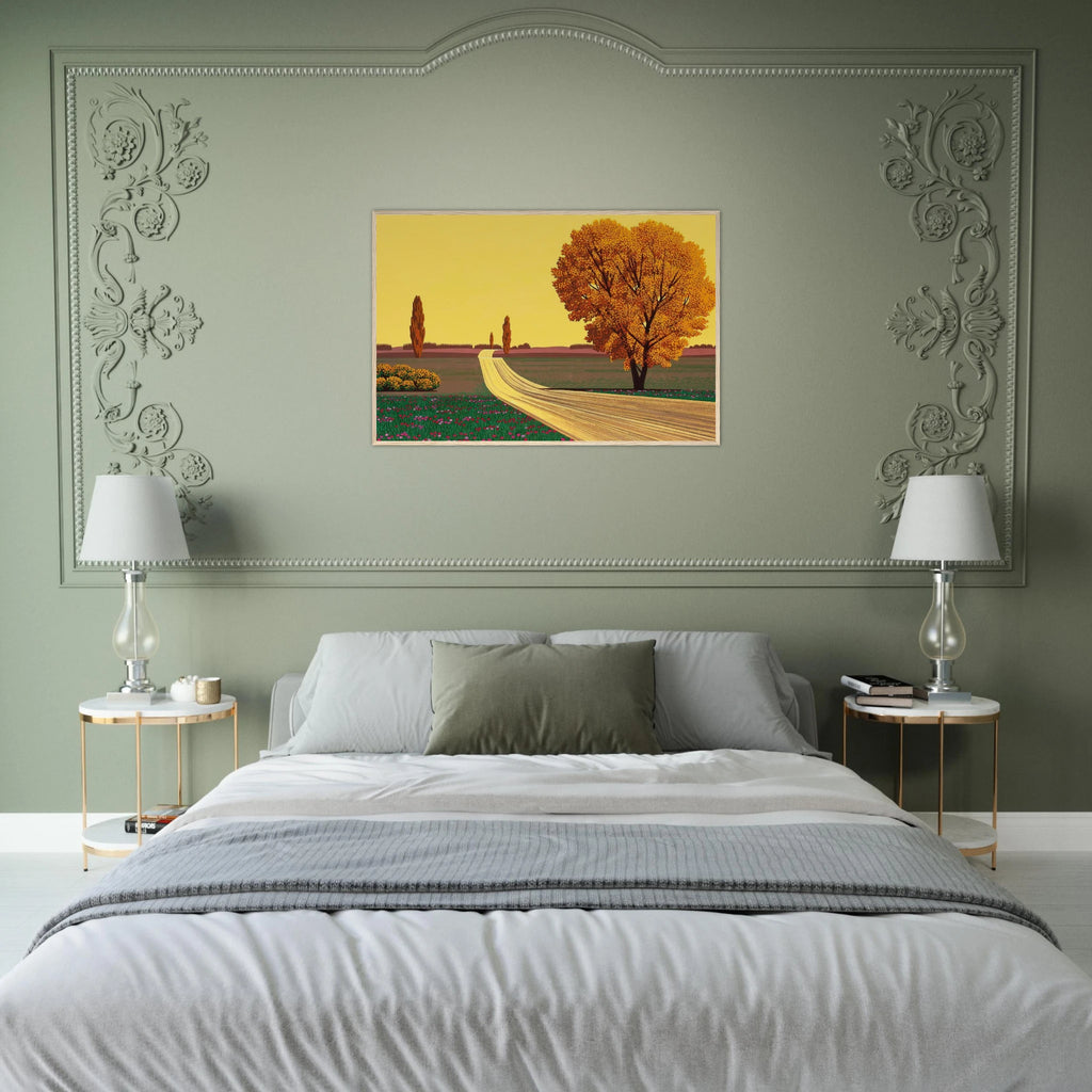 Autumn Framed Poster | Hiroshi Nagai Framed Prints Wall Art | Hiroshi Nagai Prints