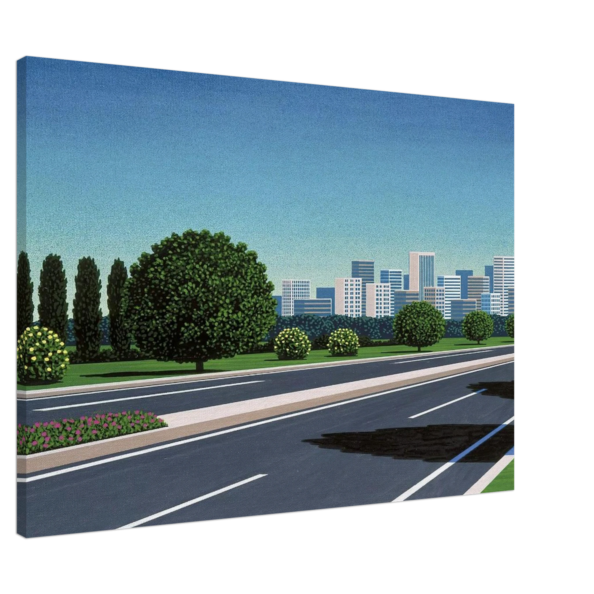 City Highway Canvas | Hiroshi Nagai Canvas | Hiroshi Nagai Prints