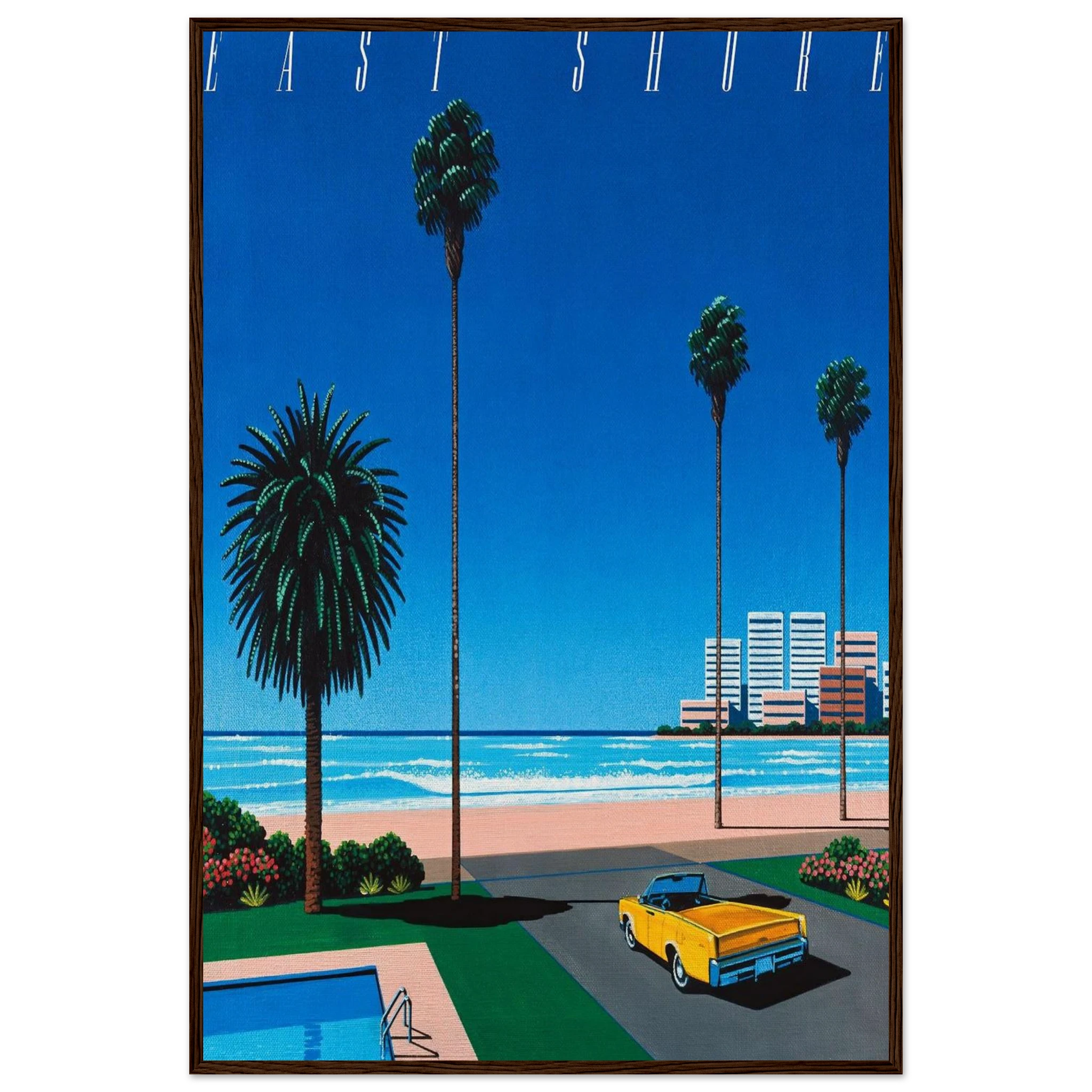 Bronze - East Shore Framed Poster | Hiroshi Nagai Framed Prints Wall Art | Hiroshi Nagai Prints