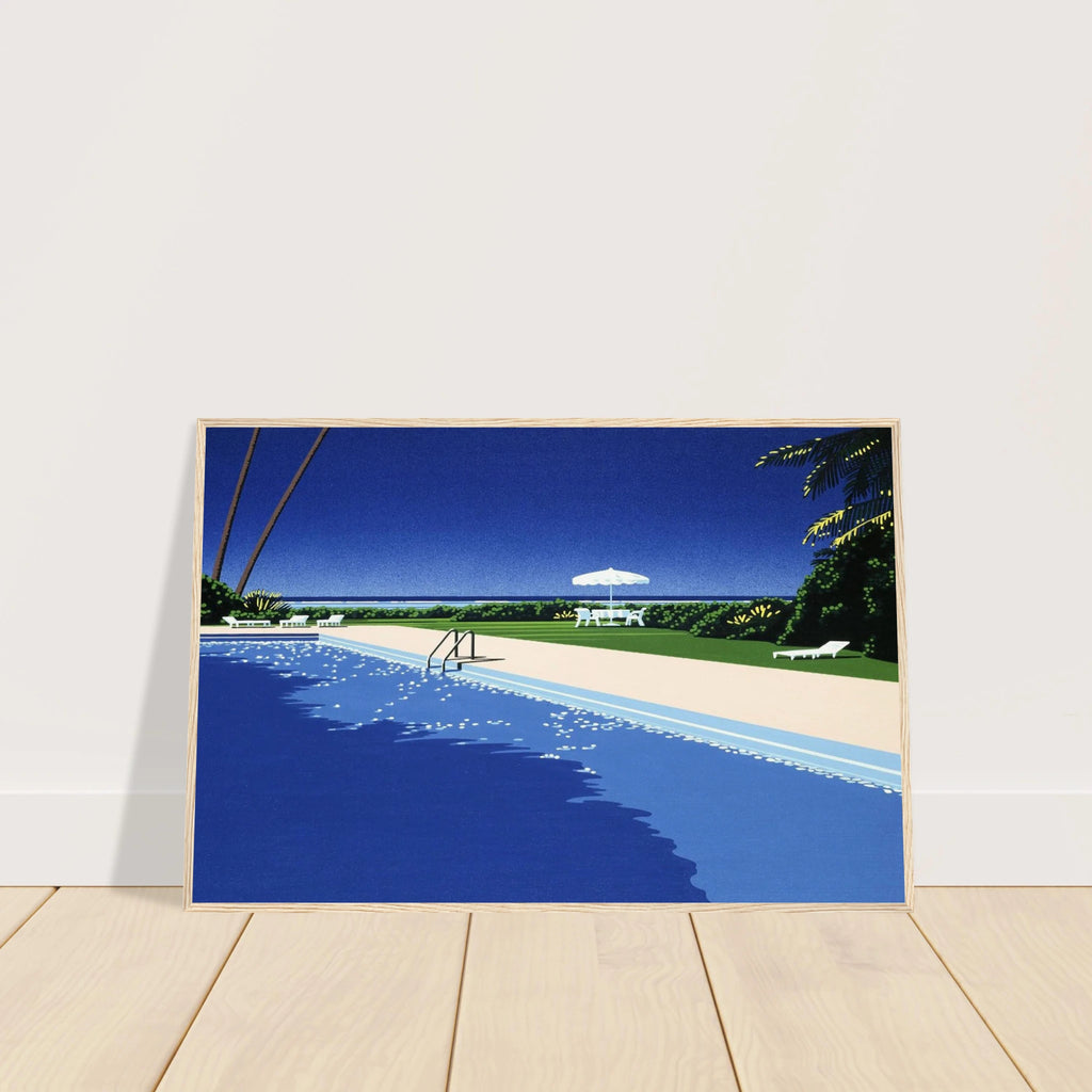 Deck Framed Poster | Hiroshi Nagai Framed Prints Wall Art | Hiroshi Nagai Prints