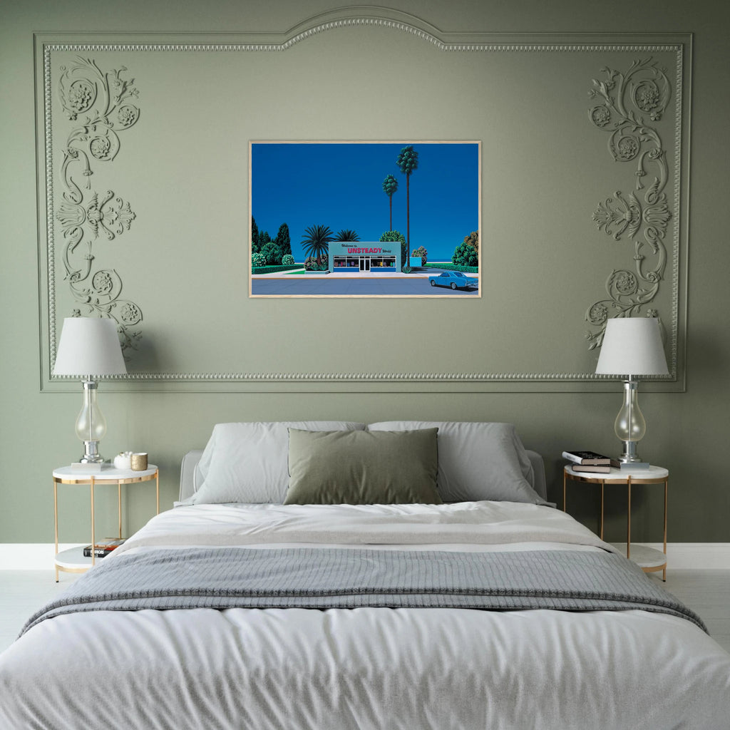 Unsteady World Framed Poster | Hiroshi Nagai Framed Prints Wall Art | Hiroshi Nagai Prints