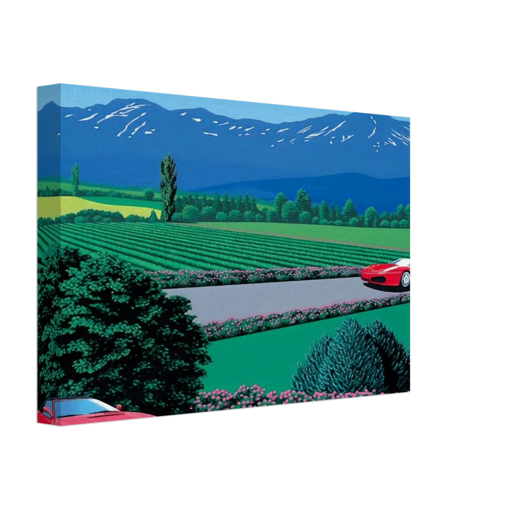 Ferraris traversing the lands Canvas | Hiroshi Nagai Canvas | Hiroshi Nagai Prints