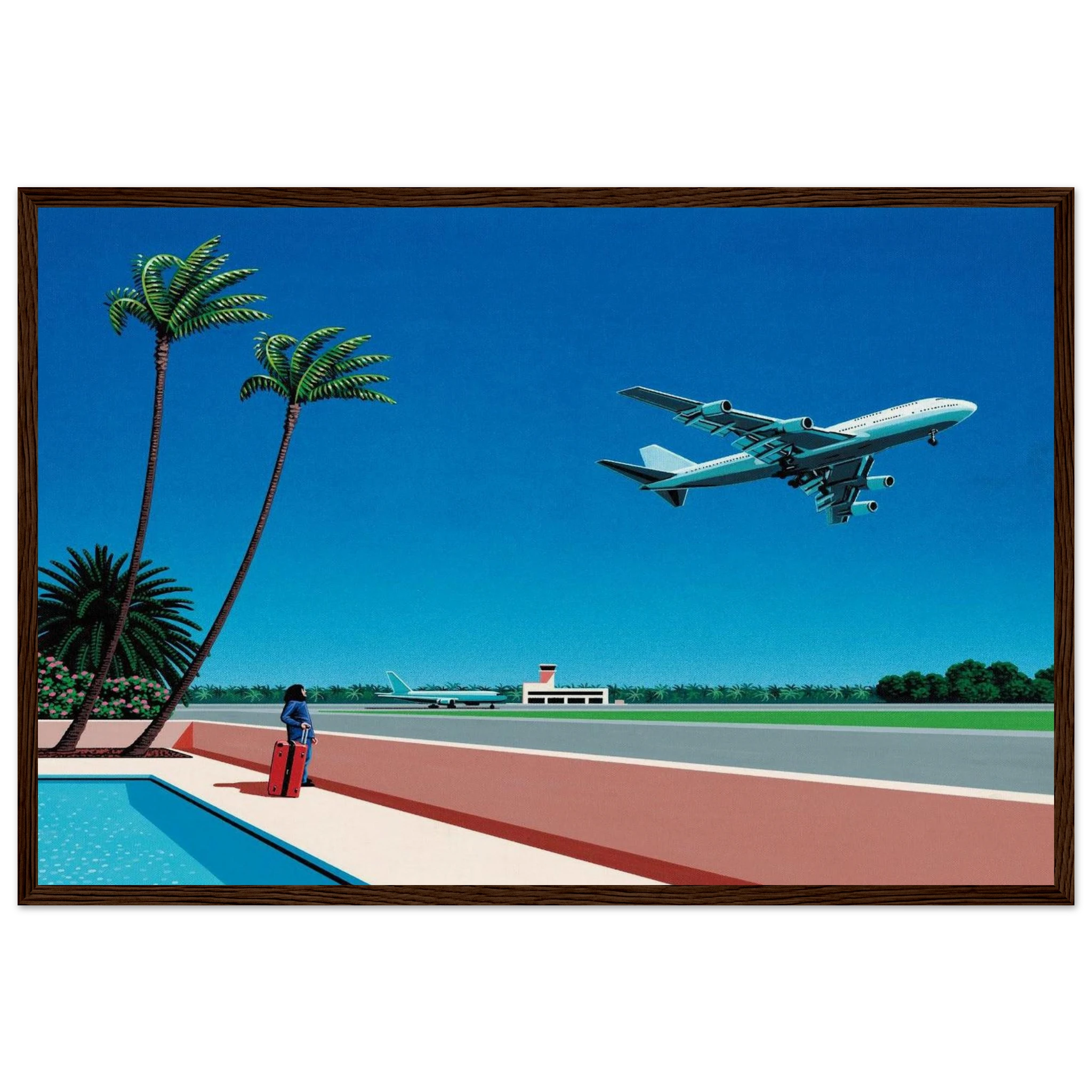 Finest B-R-E-E-Z-E Takeoff Framed Poster | Hiroshi Nagai Framed Prints Wall Art | Hiroshi Nagai Prints
