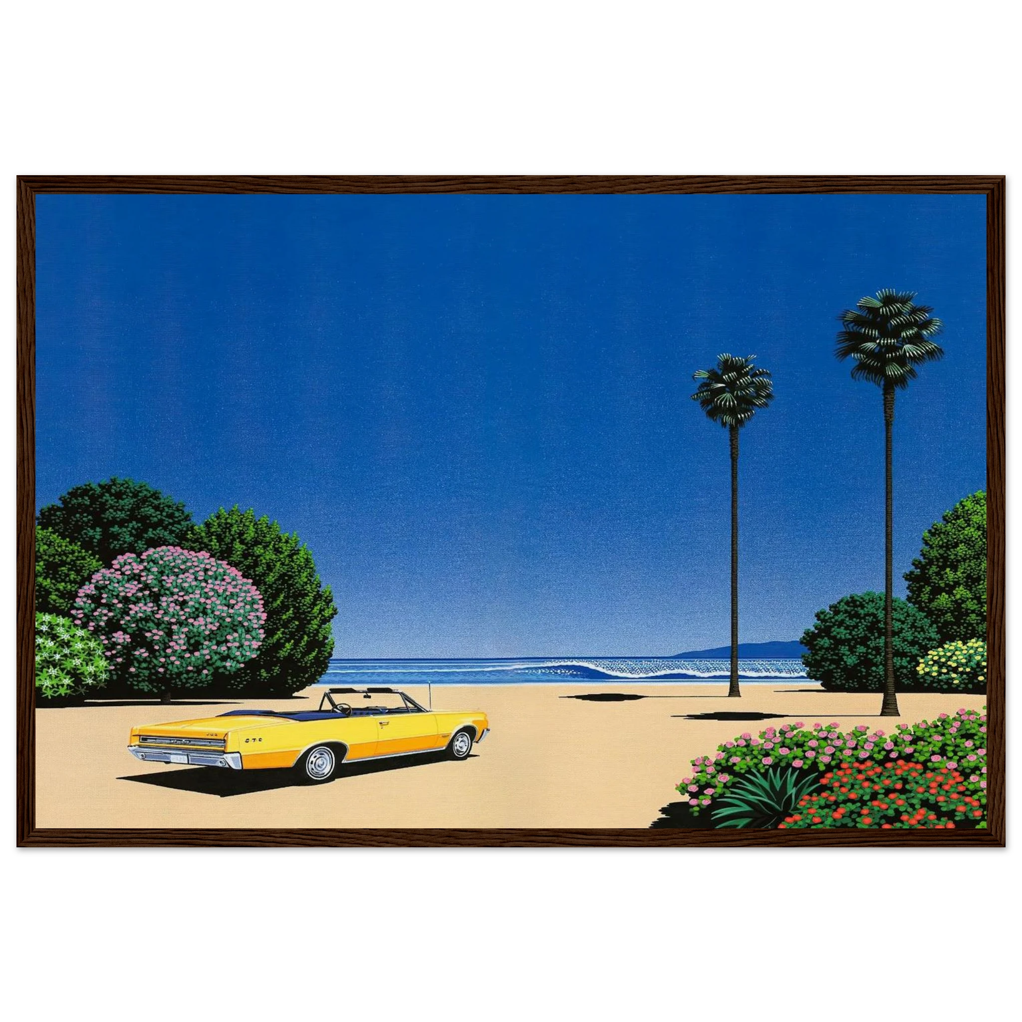 Sweet Breeze Alt Coastline at Lover’s Point Framed Poster | Hiroshi Nagai Framed Prints Wall Art | Hiroshi Nagai Prints