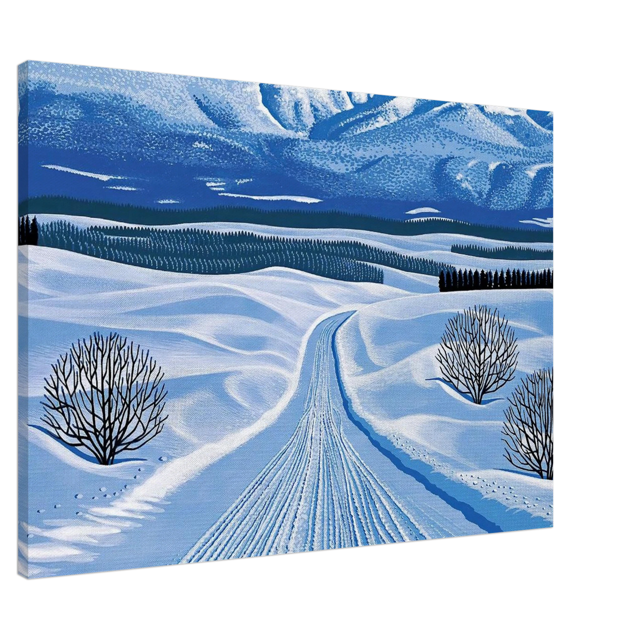 Winter Roads Canvas | Hiroshi Nagai Canvas | Hiroshi Nagai Prints