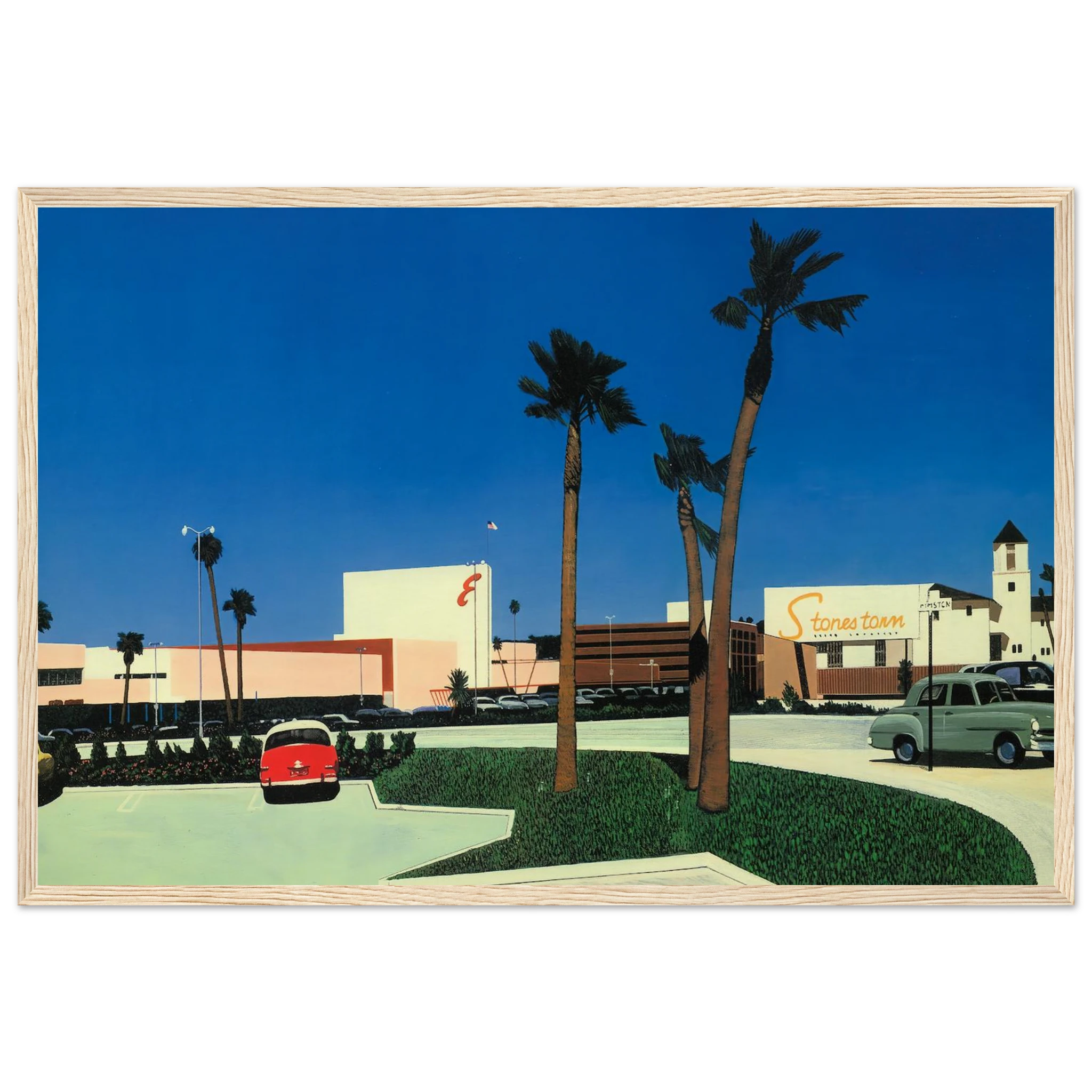 In the beginning Stonestown Framed Poster | Hiroshi Nagai Framed Prints Wall Art | Hiroshi Nagai Prints