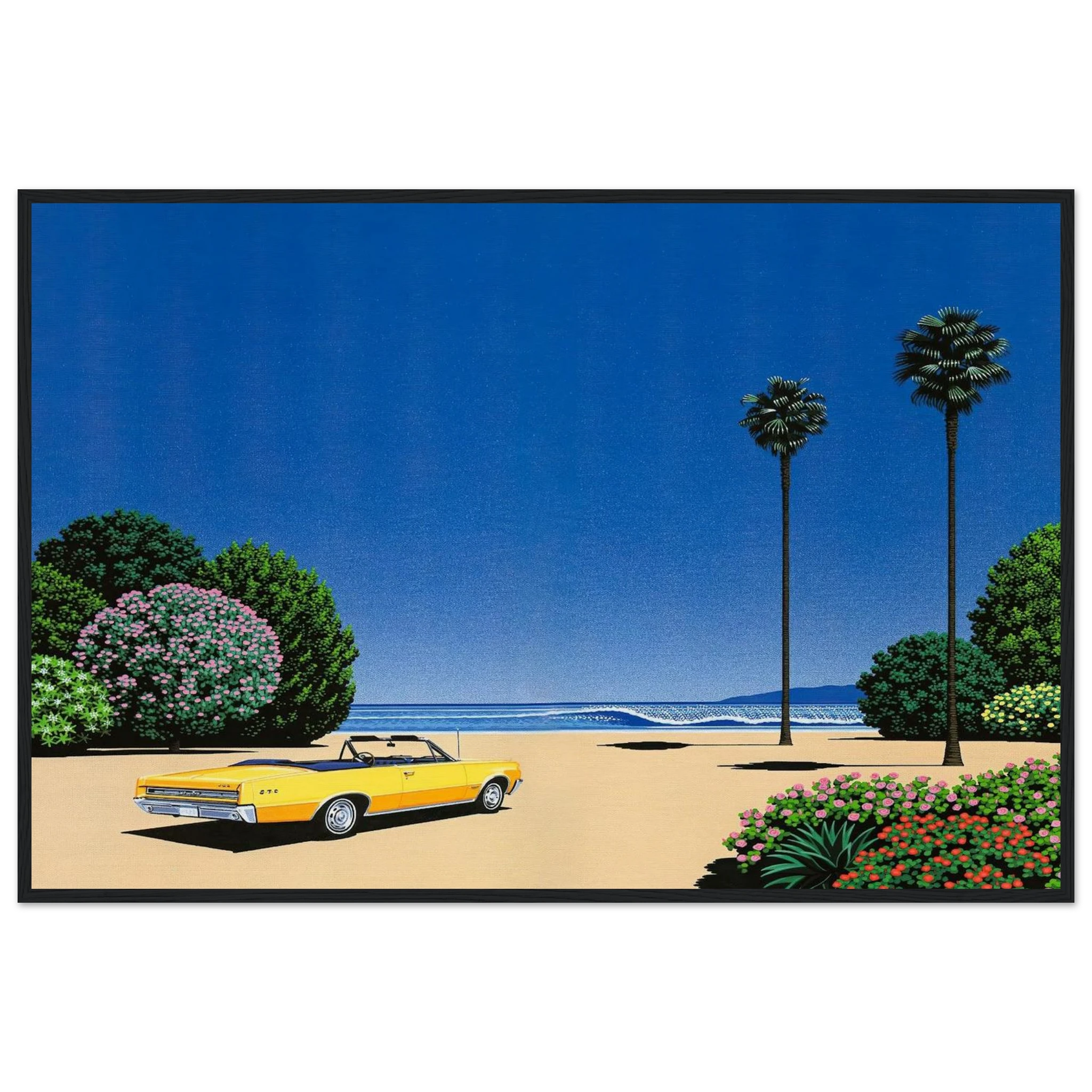 Sweet Breeze Alt Coastline at Lover’s Point Framed Poster | Hiroshi Nagai Framed Prints Wall Art | Hiroshi Nagai Prints