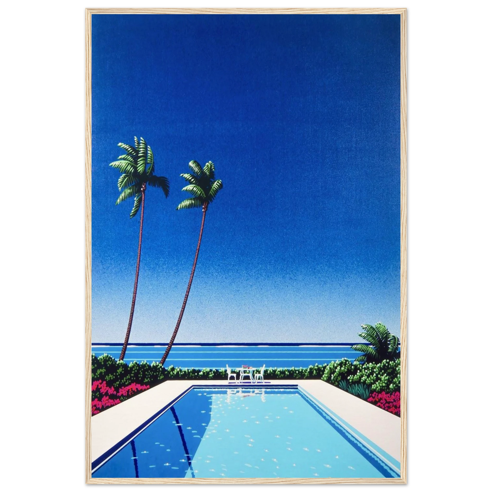 Watermelon Pool Framed Poster | Hiroshi Nagai Framed Prints Wall Art | Hiroshi Nagai Prints