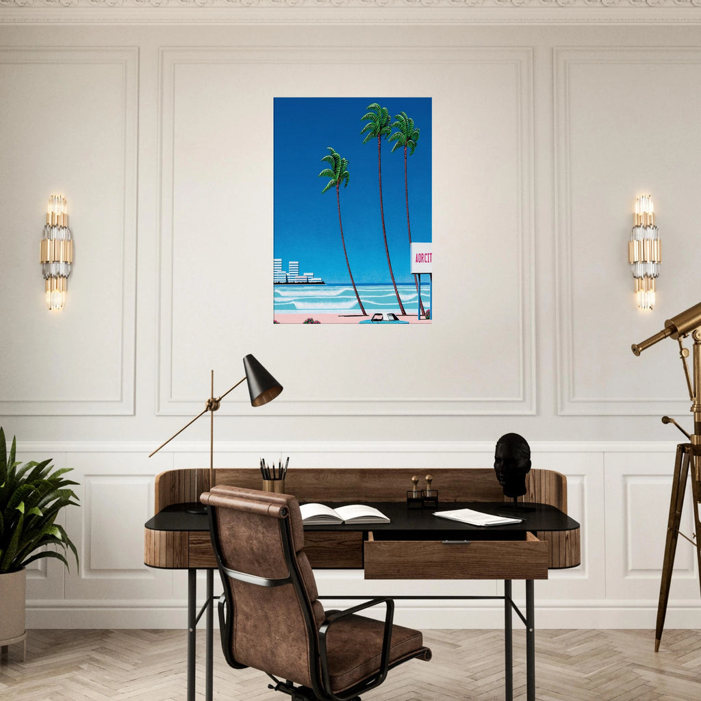Light Mellow Sealine Canvas | Hiroshi Nagai Canvas | Hiroshi Nagai Prints