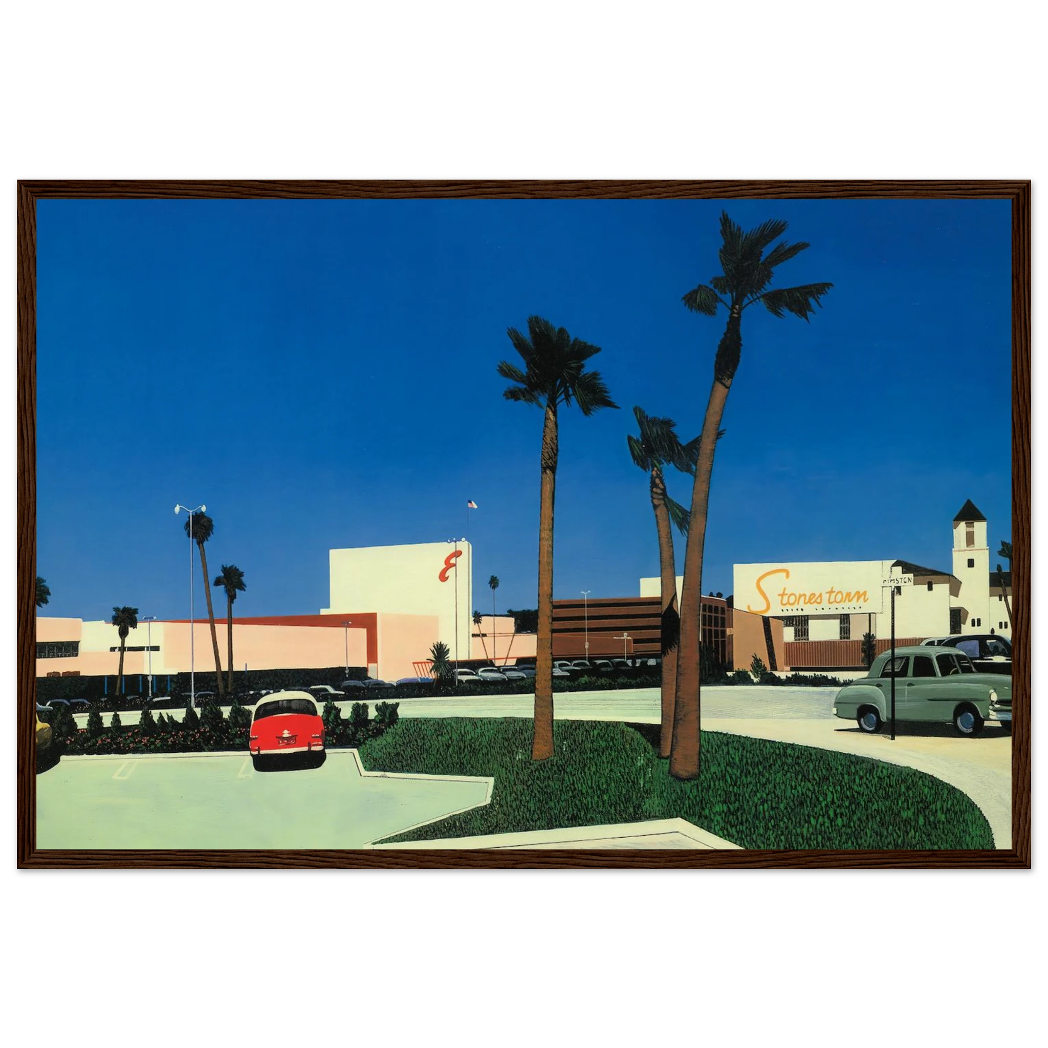 In the beginning Stonestown Framed Poster | Hiroshi Nagai Framed Prints Wall Art | Hiroshi Nagai Prints