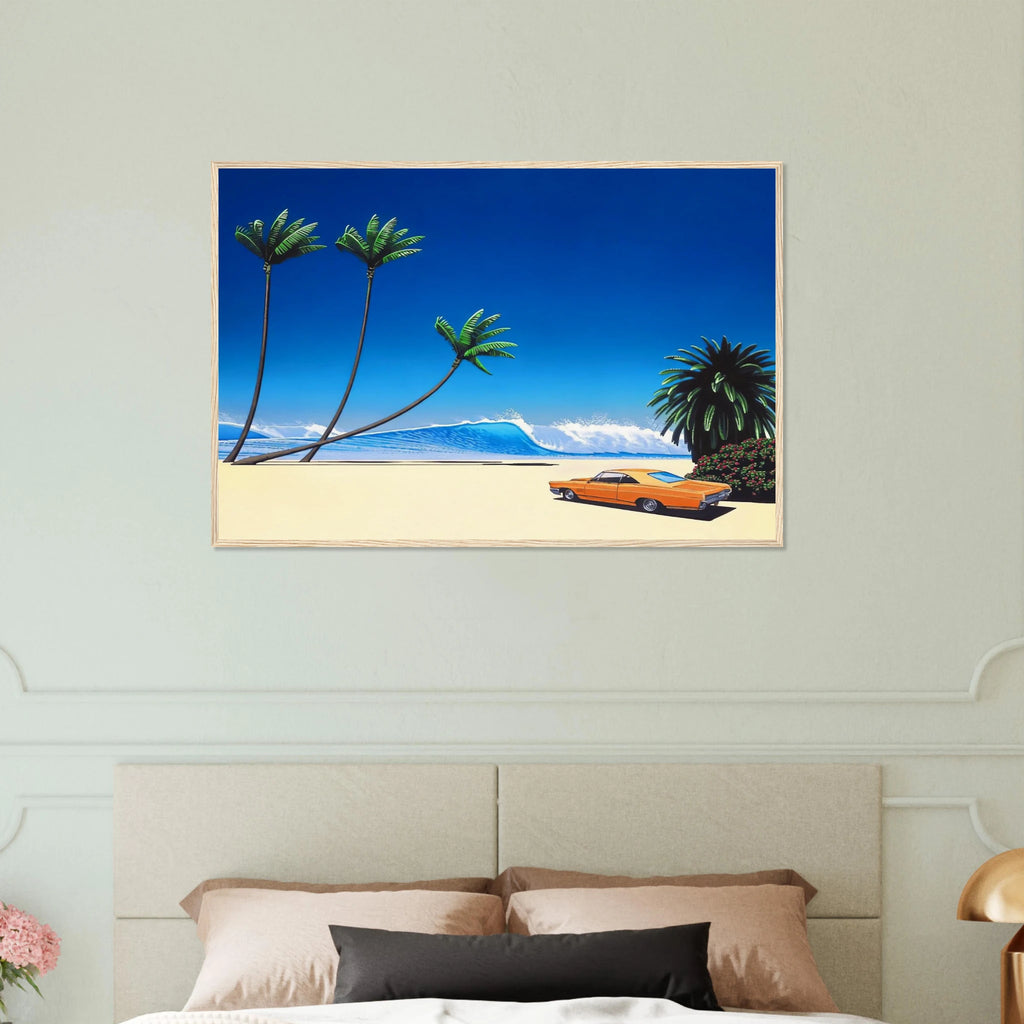 Impender Beach Framed Poster | Hiroshi Nagai Framed Prints Wall Art | Hiroshi Nagai Prints