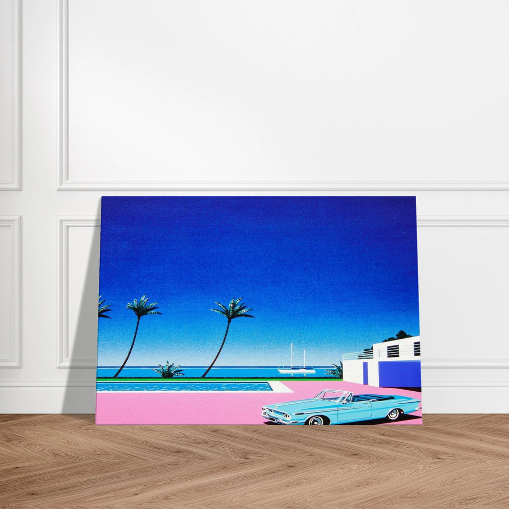 Pink Driveway Canvas | Hiroshi Nagai Canvas | Hiroshi Nagai Prints