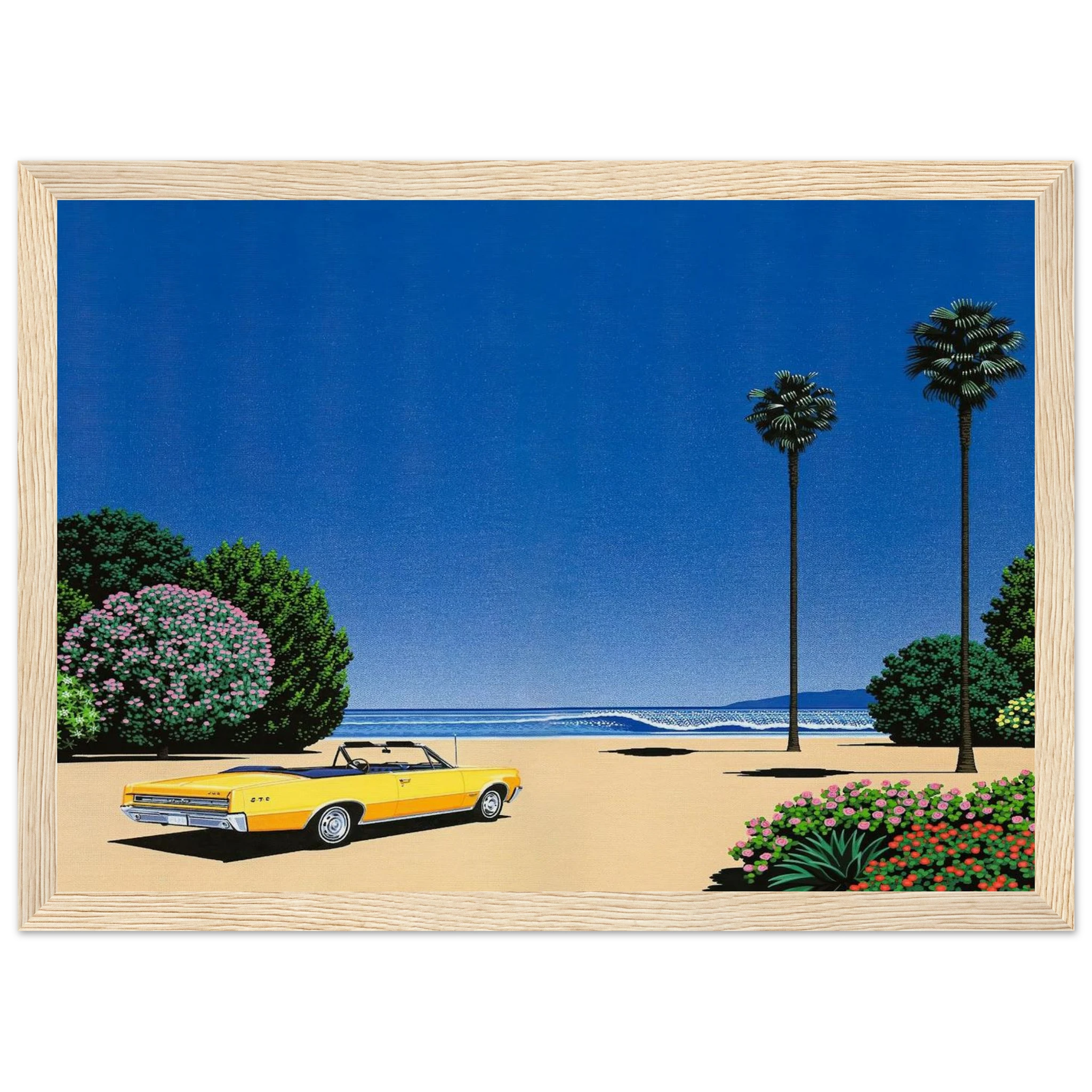Sweet Breeze Alt Coastline at Lover’s Point Framed Poster | Hiroshi Nagai Framed Prints Wall Art | Hiroshi Nagai Prints