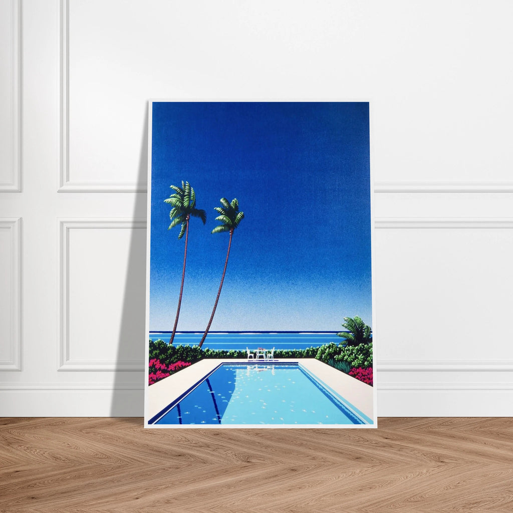 Watermelon Pool Framed Poster | Hiroshi Nagai Framed Prints Wall Art | Hiroshi Nagai Prints