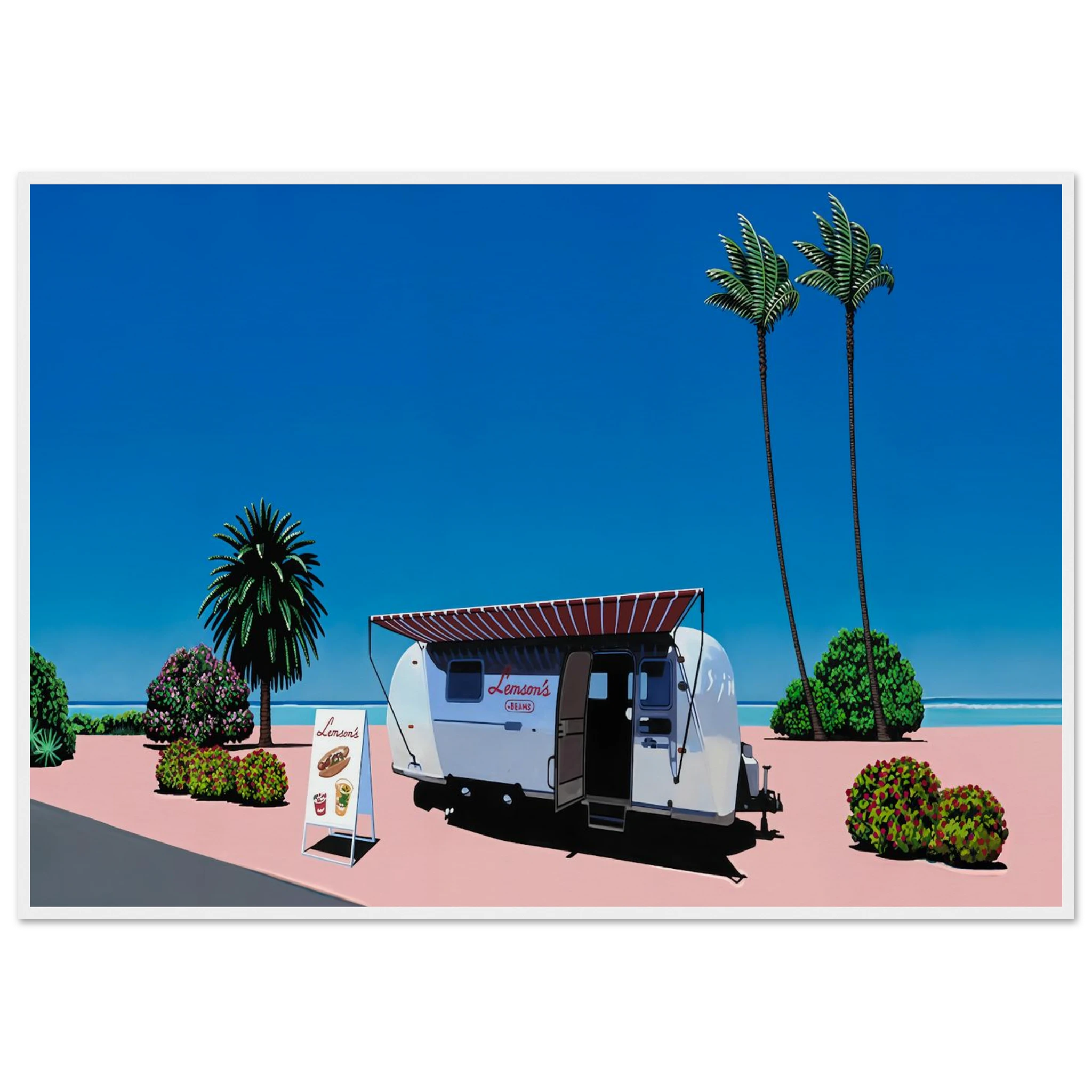 Lemson's Beams Framed Poster | Hiroshi Nagai Framed Prints Wall Art | Hiroshi Nagai Prints