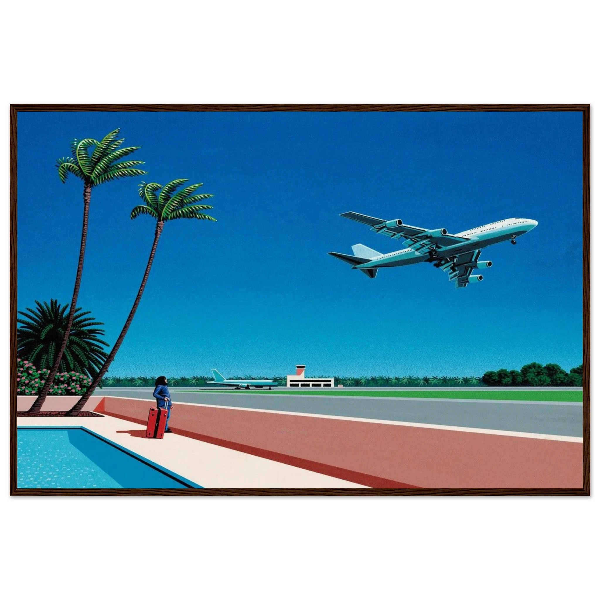Finest B-R-E-E-Z-E Takeoff Framed Poster | Hiroshi Nagai Framed Prints Wall Art | Hiroshi Nagai Prints