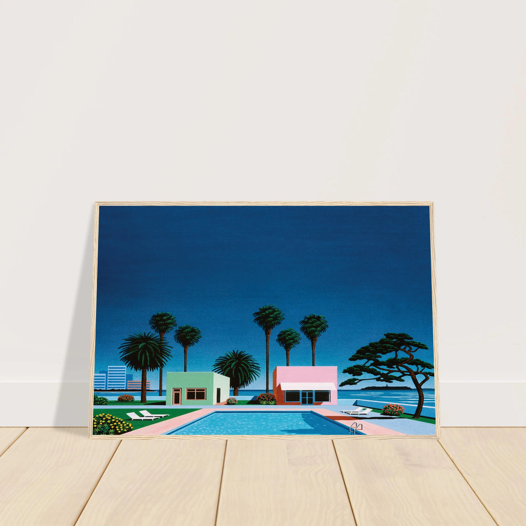 Pacific Breeze Framed Poster | Hiroshi Nagai Framed Prints Wall Art | Hiroshi Nagai Prints