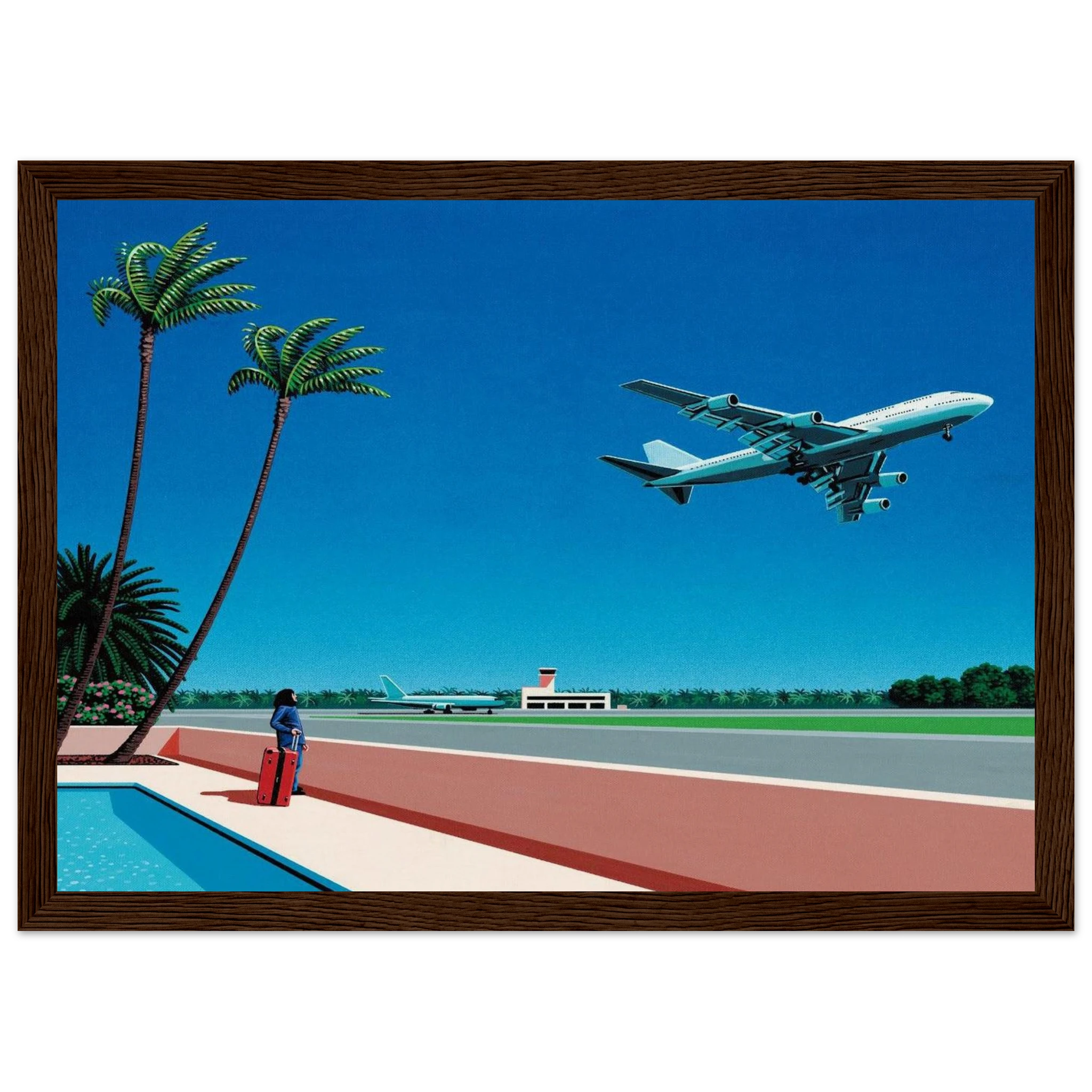 Finest B-R-E-E-Z-E Takeoff Framed Poster | Hiroshi Nagai Framed Prints Wall Art | Hiroshi Nagai Prints