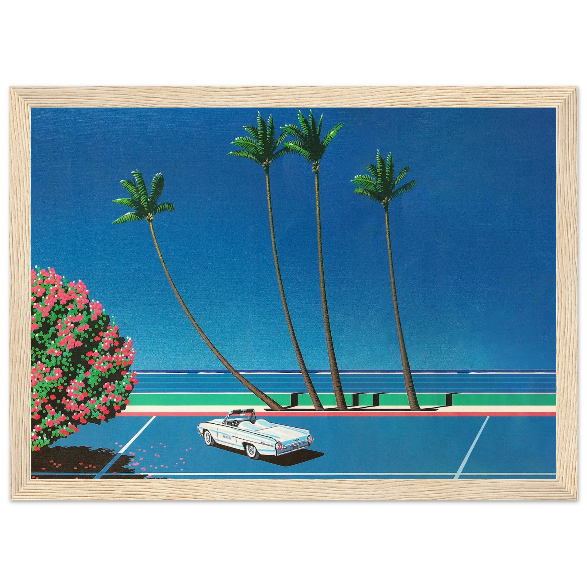 Chillside Framed Poster | Hiroshi Nagai Framed Prints Wall Art | Hiroshi Nagai Prints