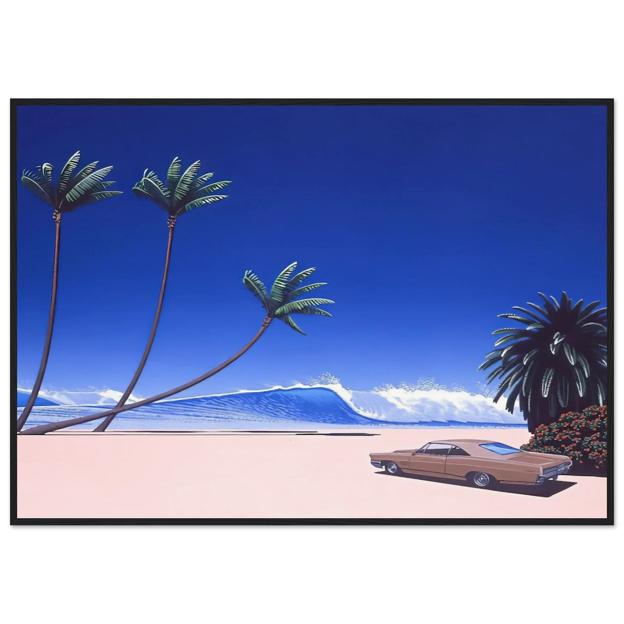 Impender Beach Framed Poster | Hiroshi Nagai Framed Prints Wall Art | Hiroshi Nagai Prints