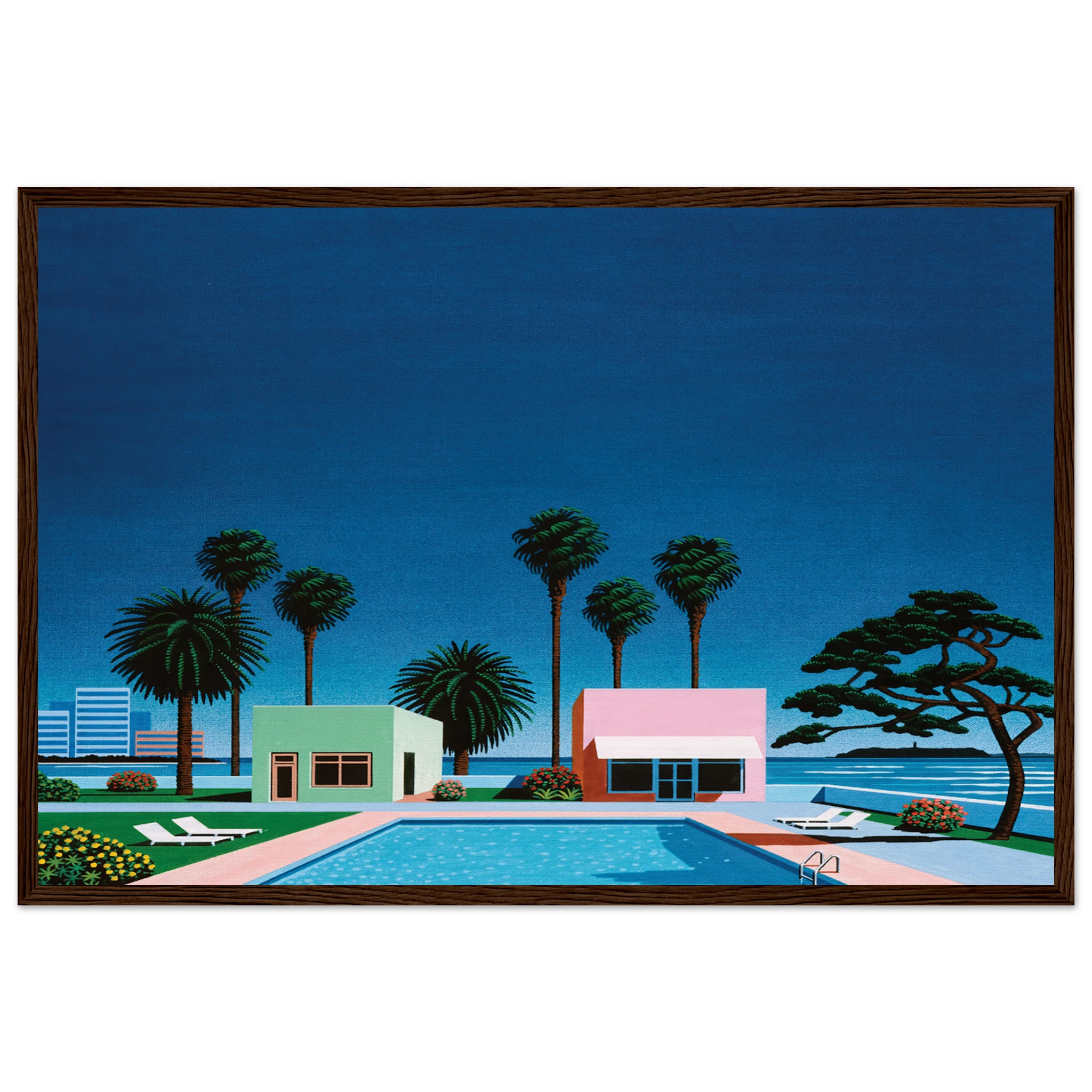 Pacific Breeze Framed Poster | Hiroshi Nagai Framed Prints Wall Art | Hiroshi Nagai Prints