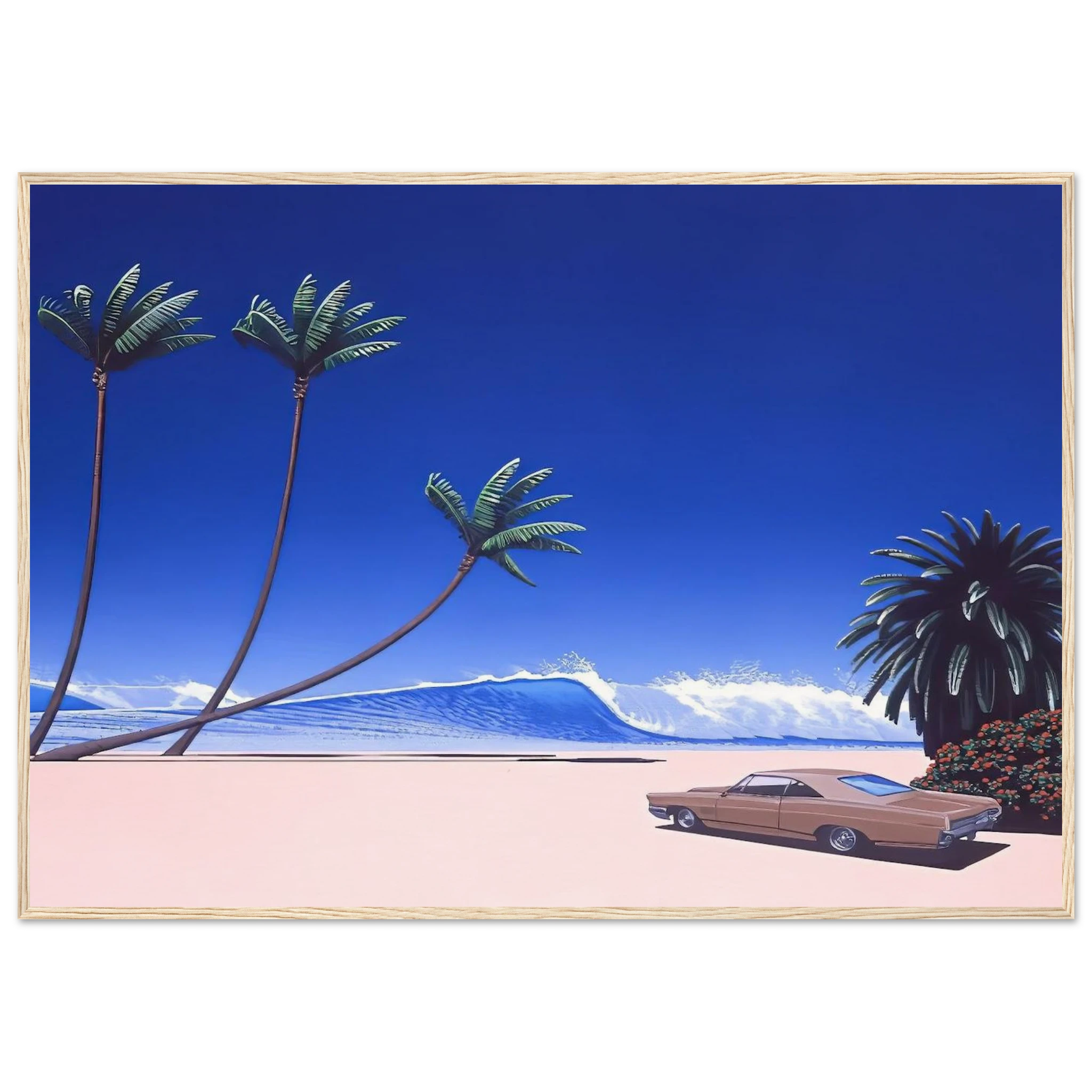 Impender Beach Framed Poster | Hiroshi Nagai Framed Prints Wall Art | Hiroshi Nagai Prints