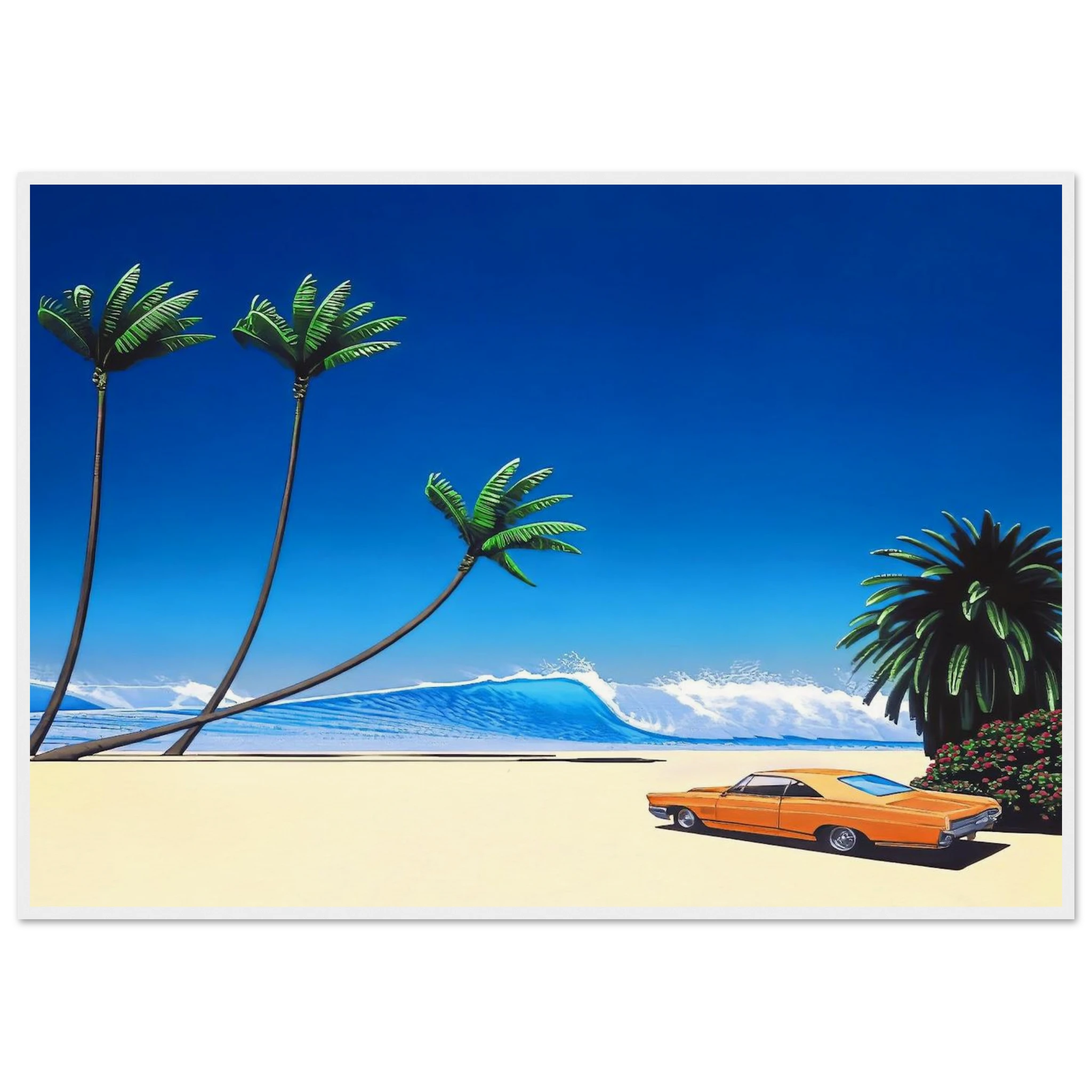 Impender Beach Framed Poster | Hiroshi Nagai Framed Prints Wall Art | Hiroshi Nagai Prints