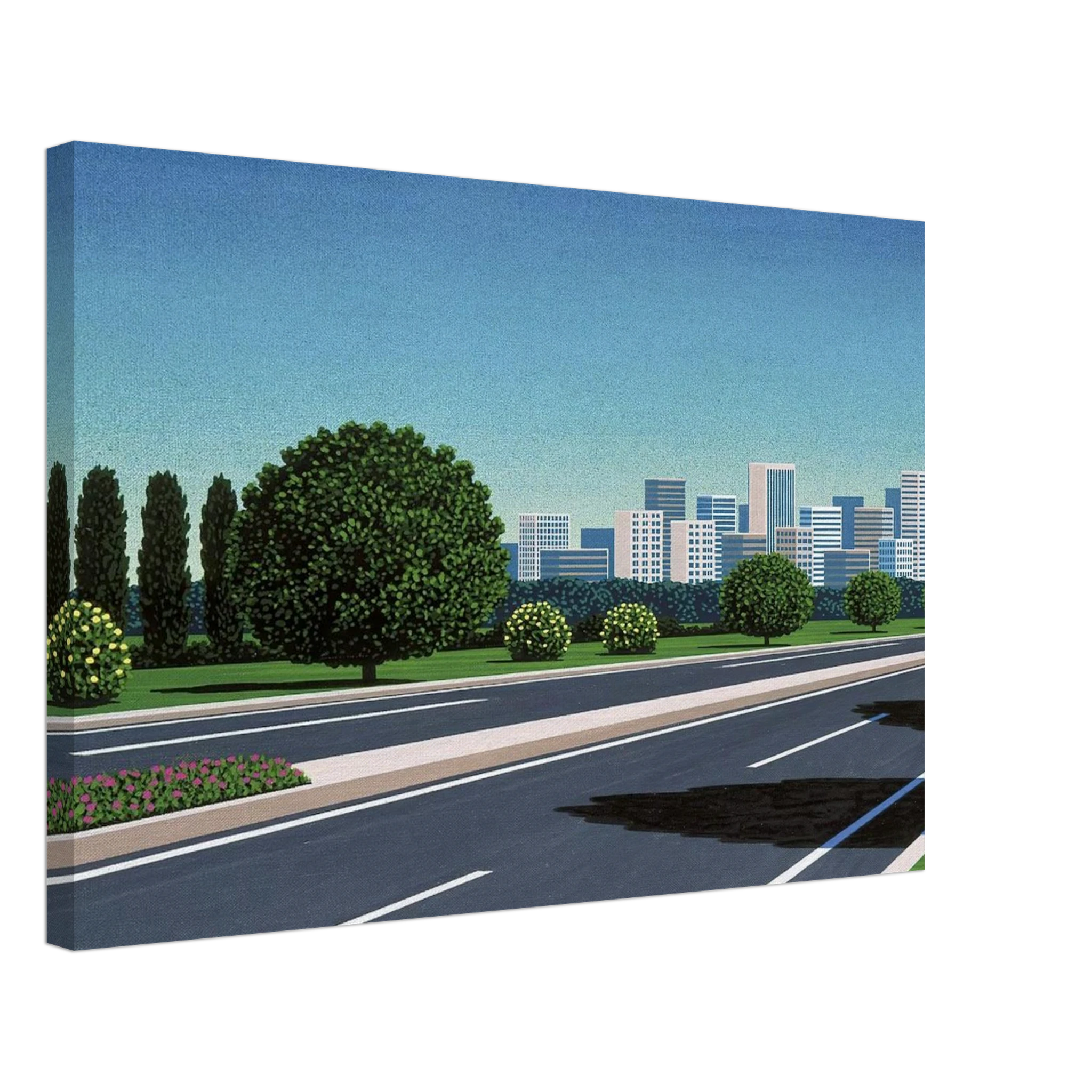 City Highway Canvas | Hiroshi Nagai Canvas | Hiroshi Nagai Prints