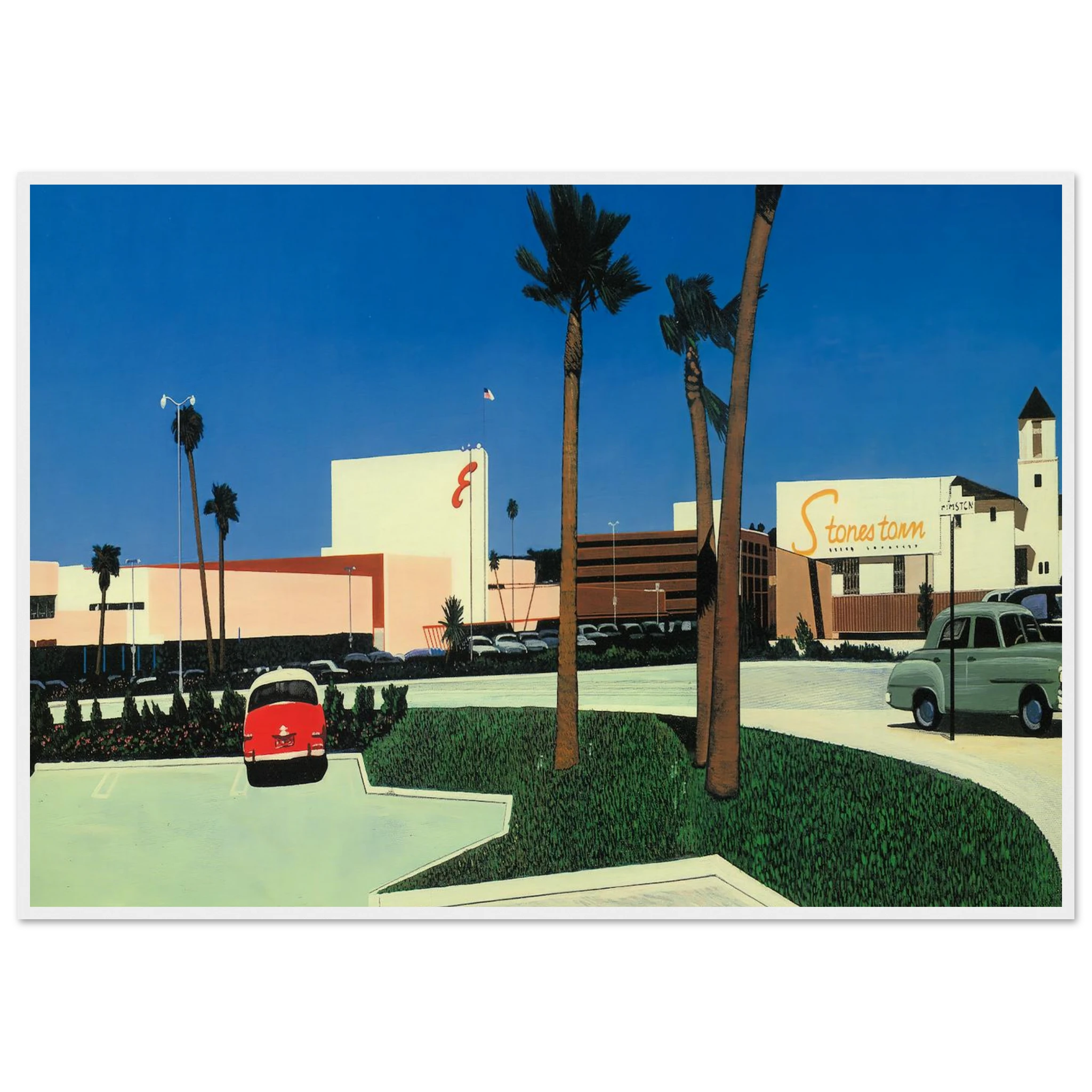 In the beginning Stonestown Framed Poster | Hiroshi Nagai Framed Prints Wall Art | Hiroshi Nagai Prints