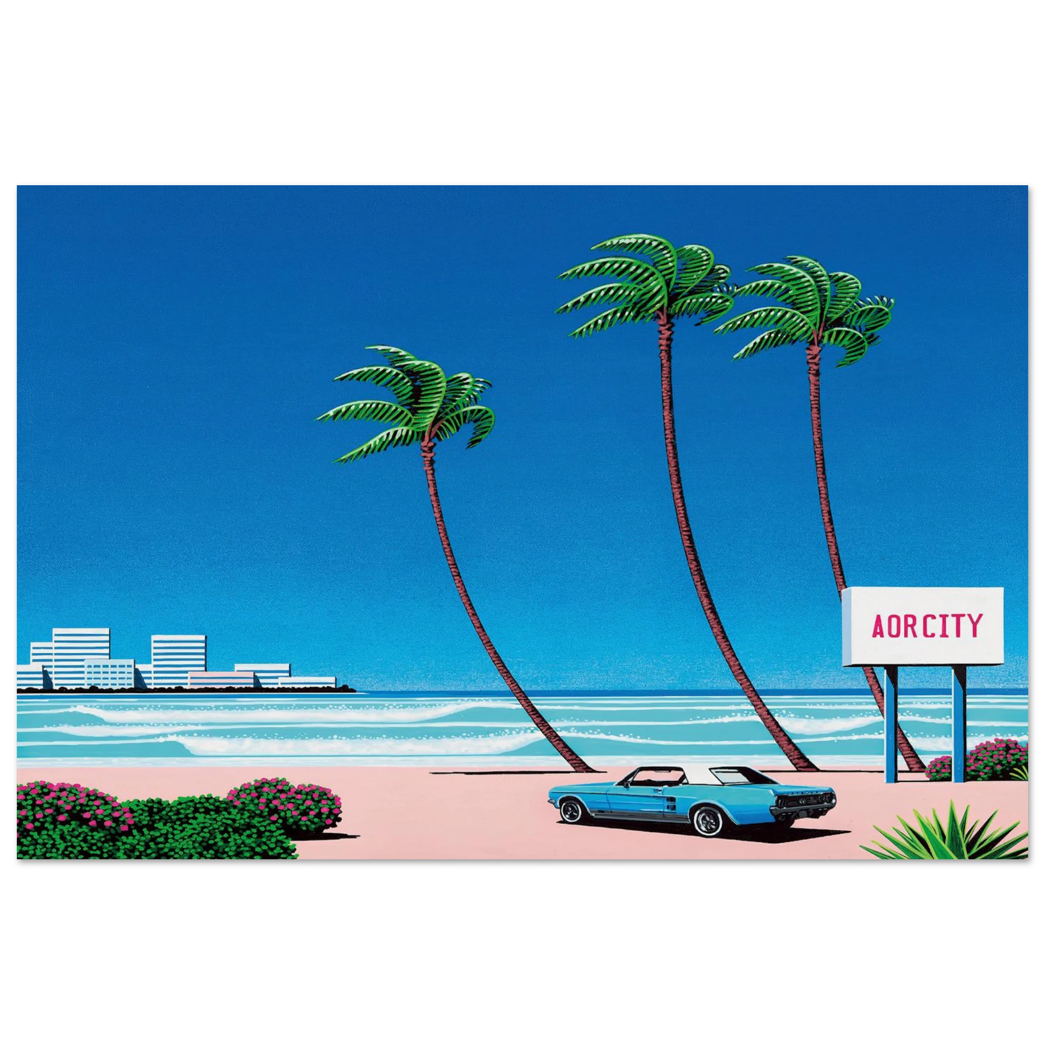 Light Mellow Sealine Poster | Hiroshi Nagai Poster | Hiroshi Nagai Prints