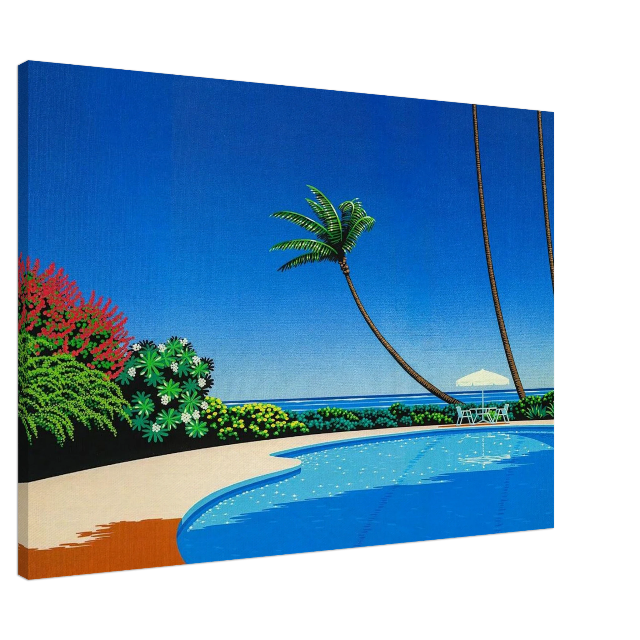 Shade of Palm Grove II Canvas | Hiroshi Nagai Canvas | Hiroshi Nagai Prints