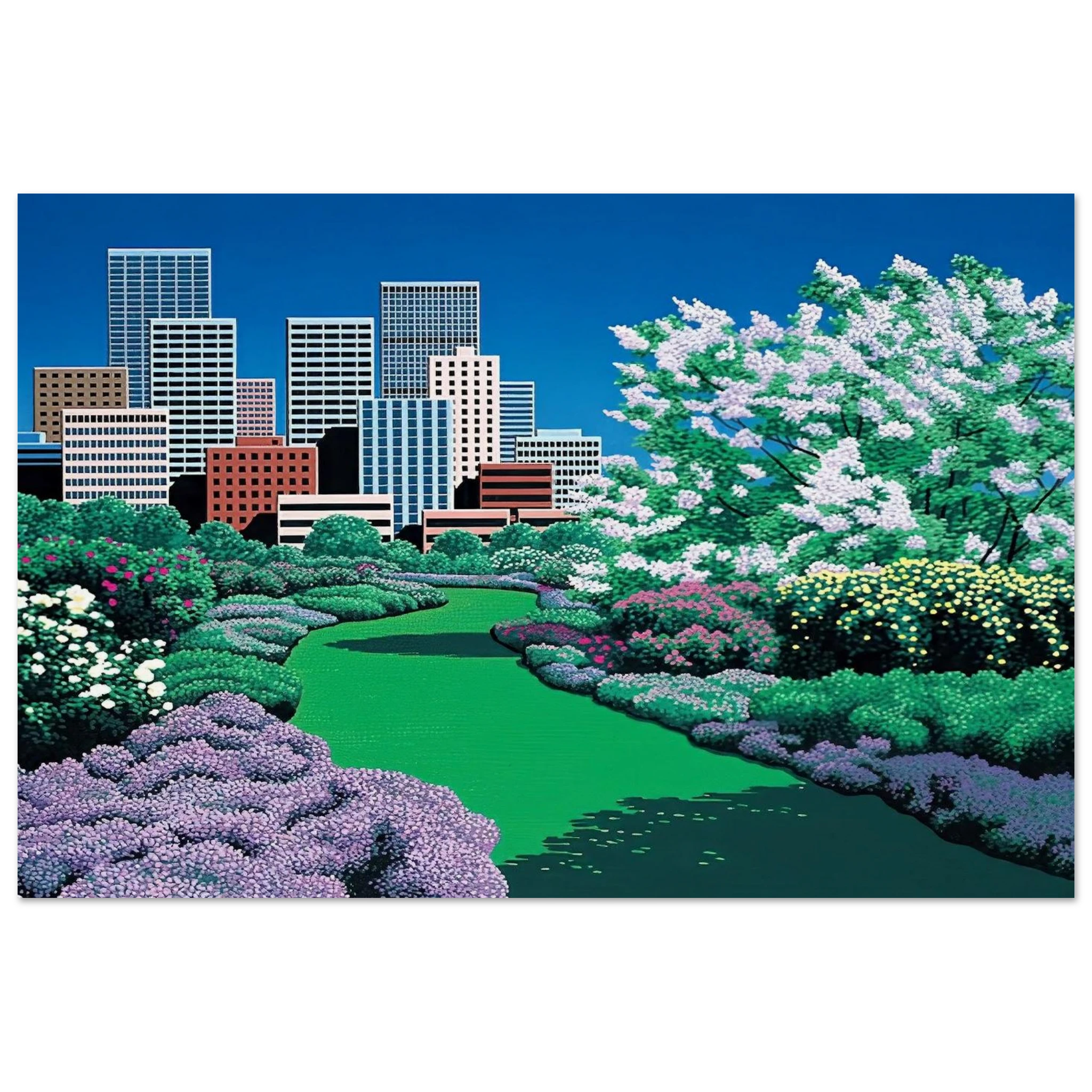 City Garden Poster | Hiroshi Nagai Poster | Hiroshi Nagai Prints