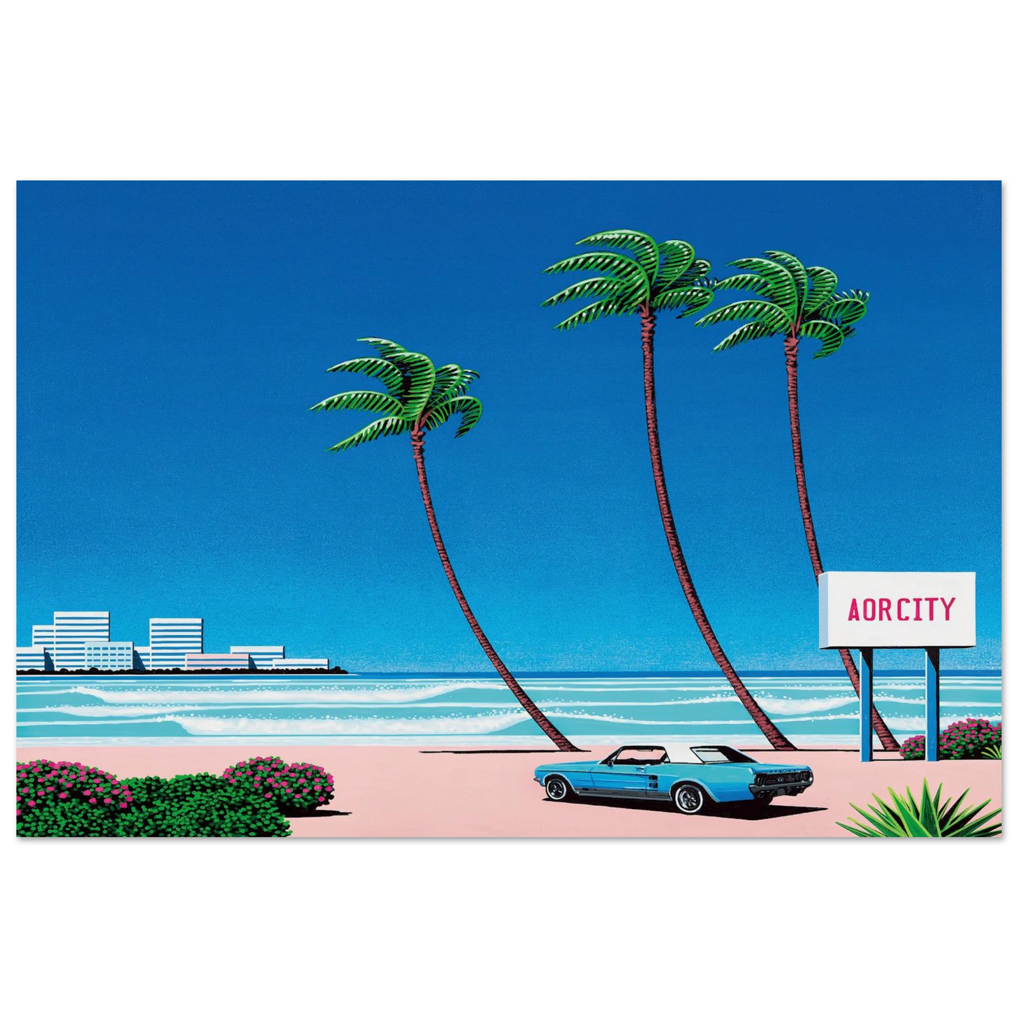 Light Mellow Sealine Poster | Hiroshi Nagai Poster | Hiroshi Nagai Prints