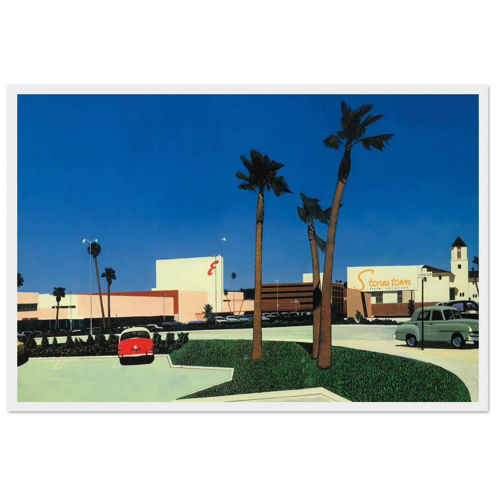 In the beginning Stonestown Framed Poster | Hiroshi Nagai Framed Prints Wall Art | Hiroshi Nagai Prints