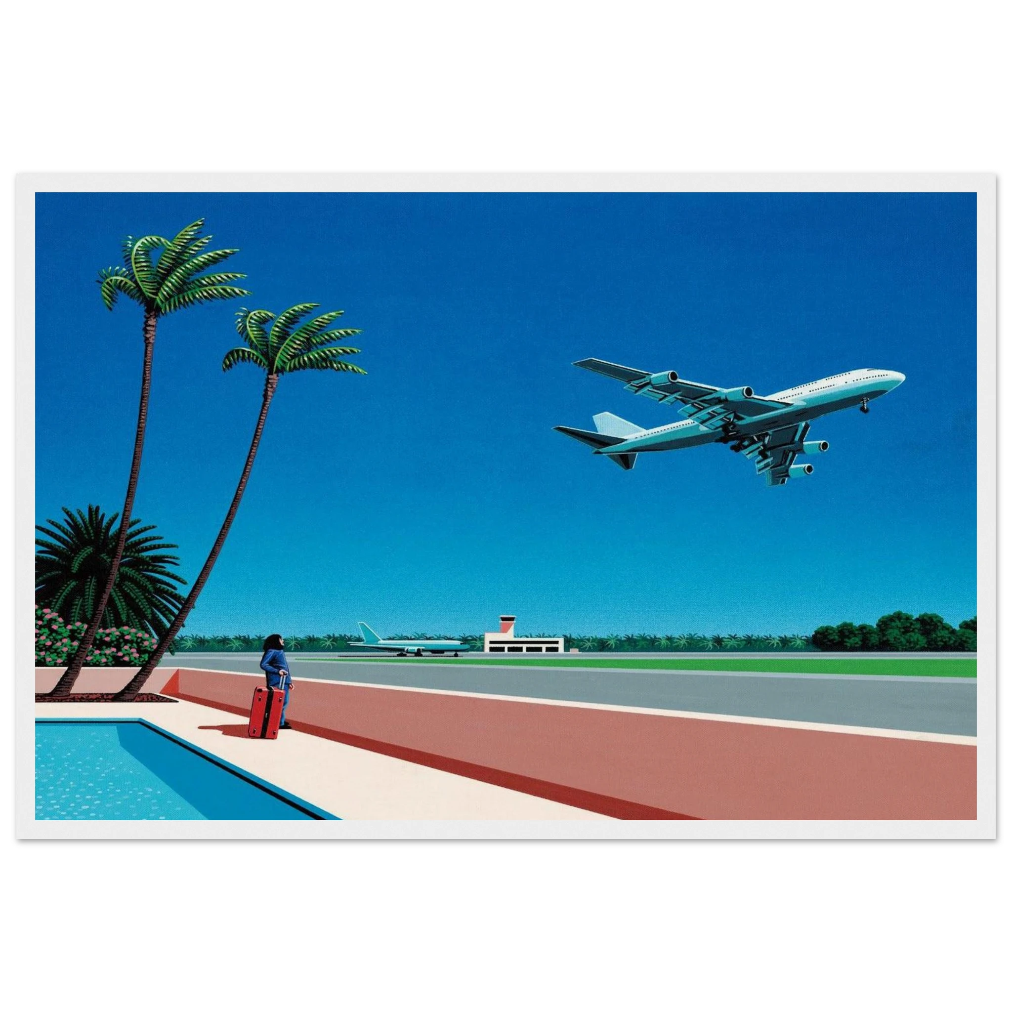 Finest B-R-E-E-Z-E Takeoff Framed Poster | Hiroshi Nagai Framed Prints Wall Art | Hiroshi Nagai Prints