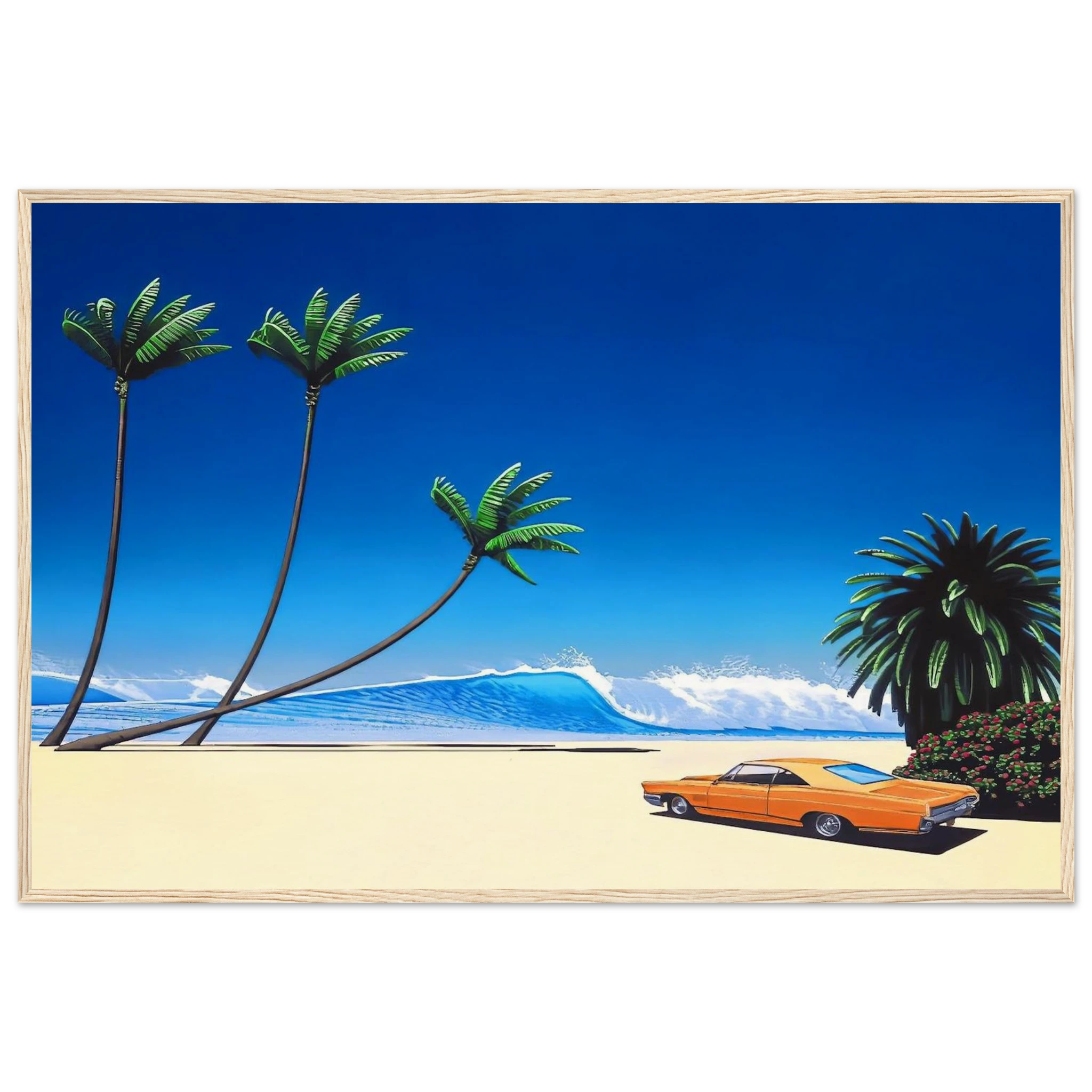 Impender Beach Framed Poster | Hiroshi Nagai Framed Prints Wall Art | Hiroshi Nagai Prints