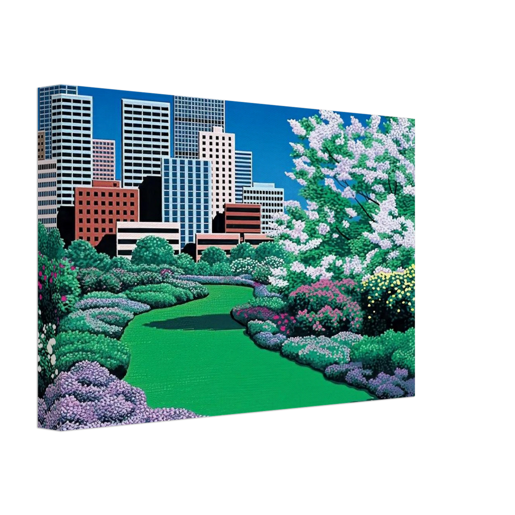 City Garden Canvas | Hiroshi Nagai Canvas | Hiroshi Nagai Prints