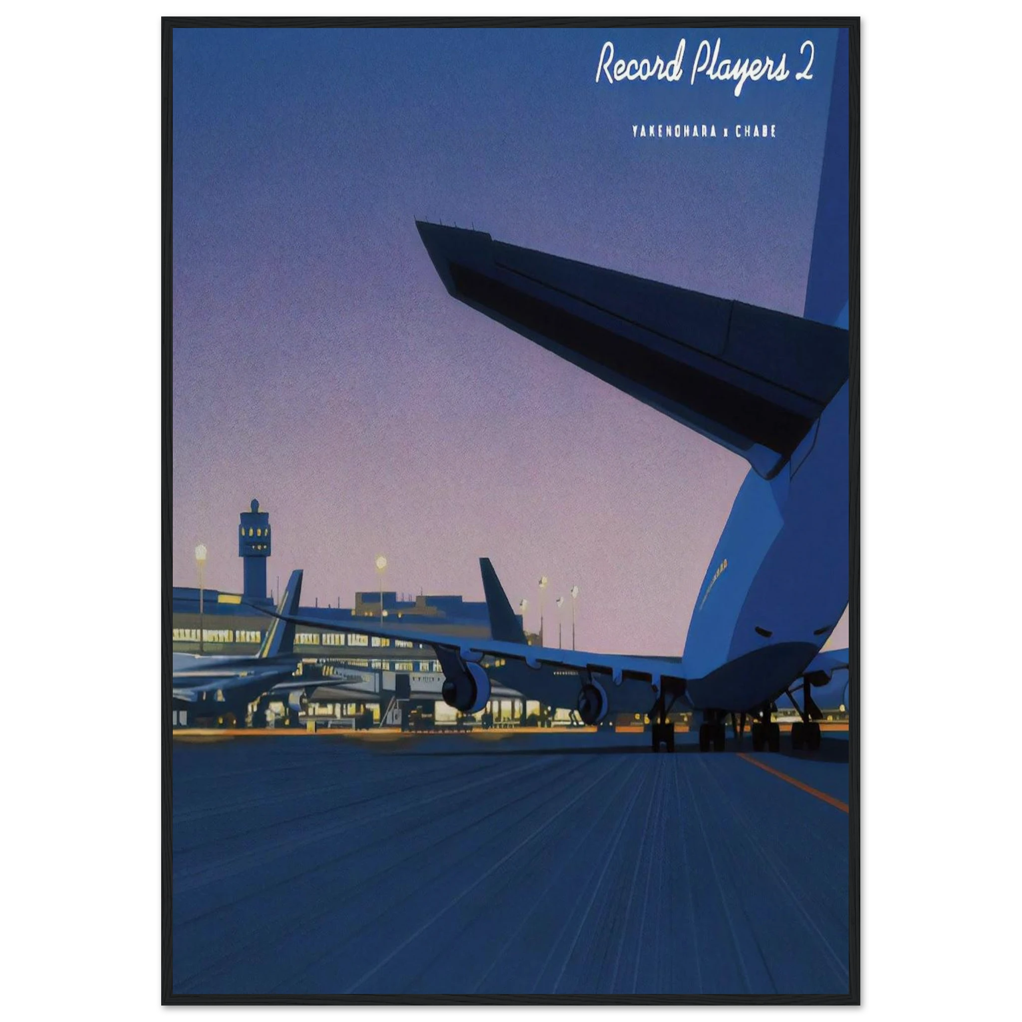 Taxiway Framed Poster | Hiroshi Nagai Framed Prints Wall Art | Hiroshi Nagai Prints