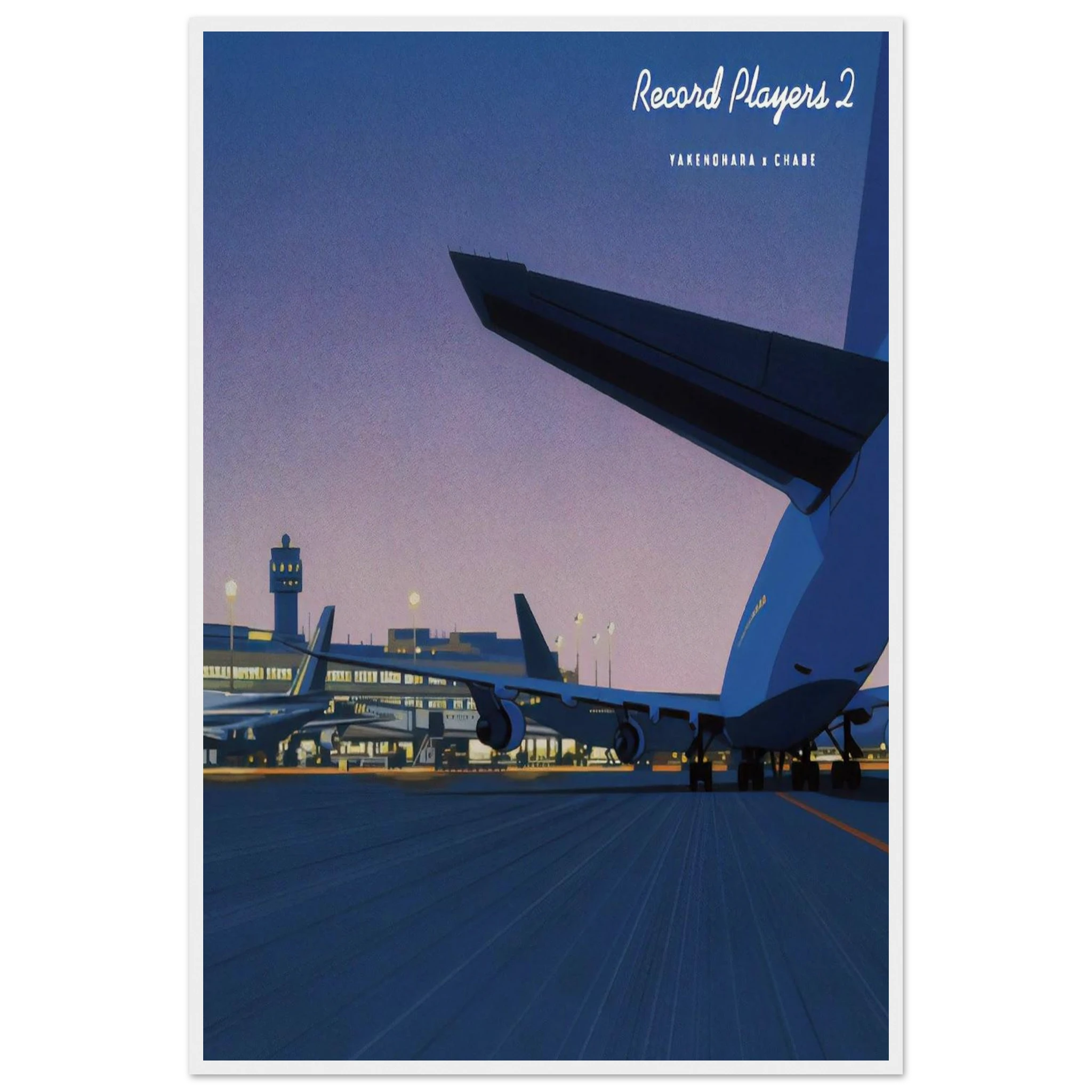 Taxiway Framed Poster | Hiroshi Nagai Framed Prints Wall Art | Hiroshi Nagai Prints