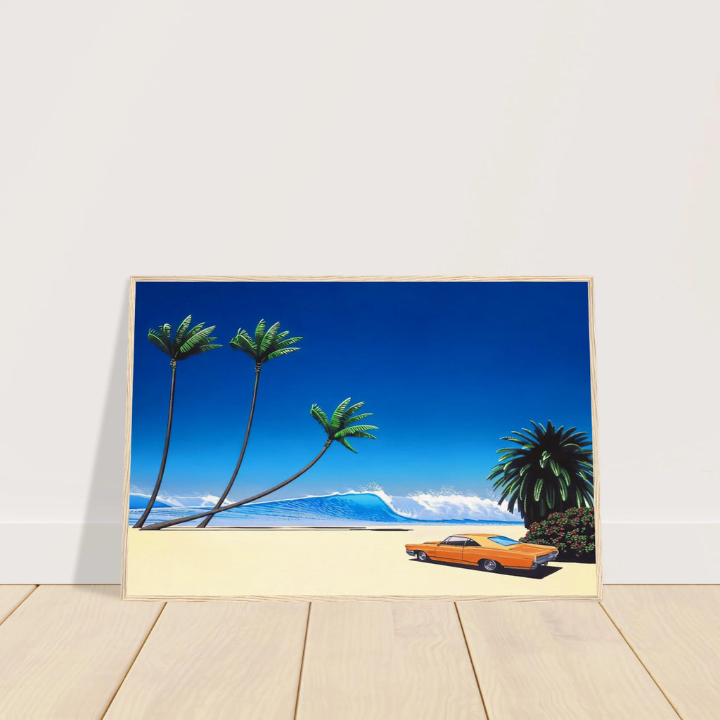 Impender Beach Framed Poster | Hiroshi Nagai Framed Prints Wall Art | Hiroshi Nagai Prints