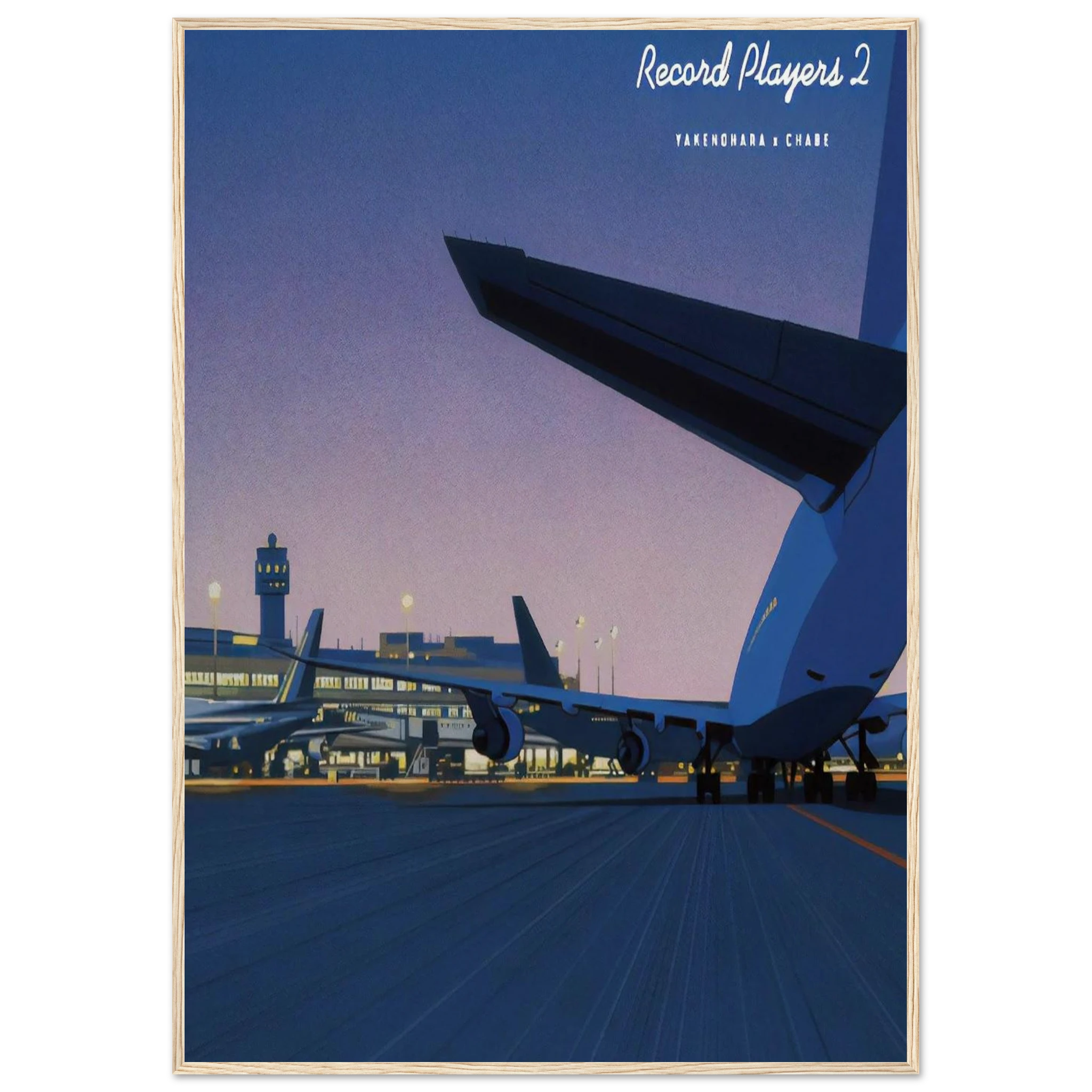 Taxiway Framed Poster | Hiroshi Nagai Framed Prints Wall Art | Hiroshi Nagai Prints