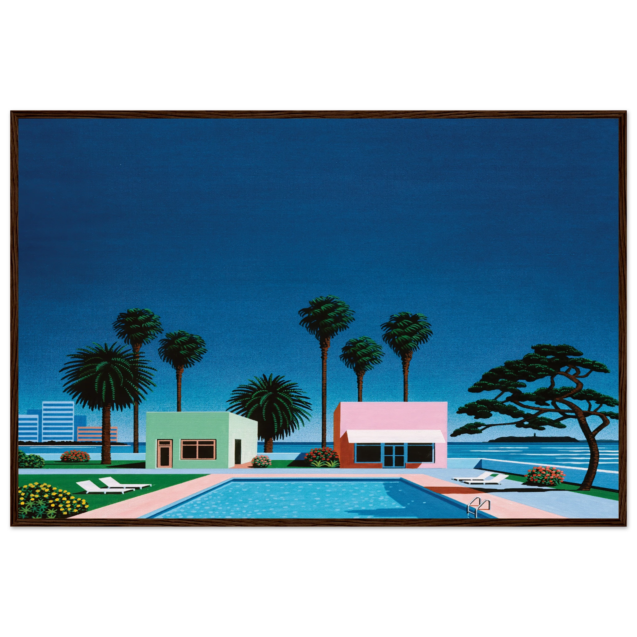 Pacific Breeze Framed Poster | Hiroshi Nagai Framed Prints Wall Art | Hiroshi Nagai Prints