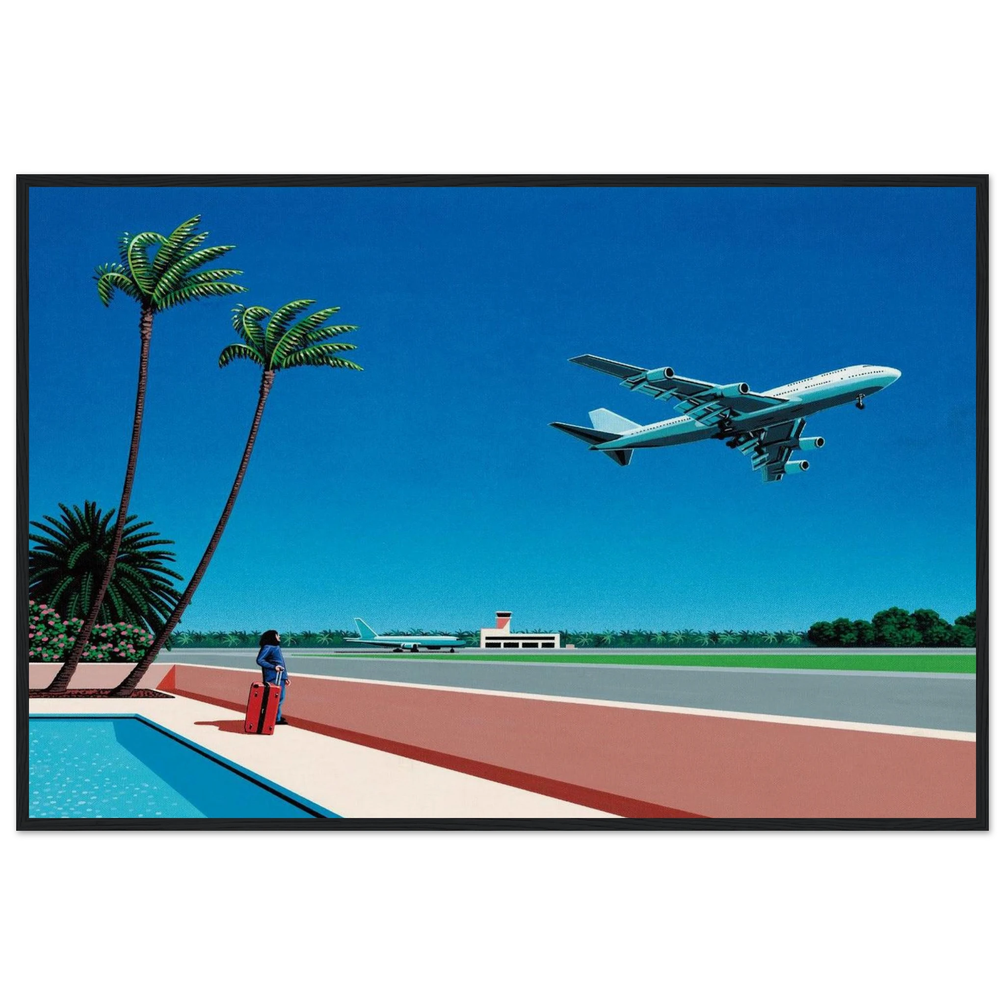 Finest B-R-E-E-Z-E Takeoff Framed Poster | Hiroshi Nagai Framed Prints Wall Art | Hiroshi Nagai Prints
