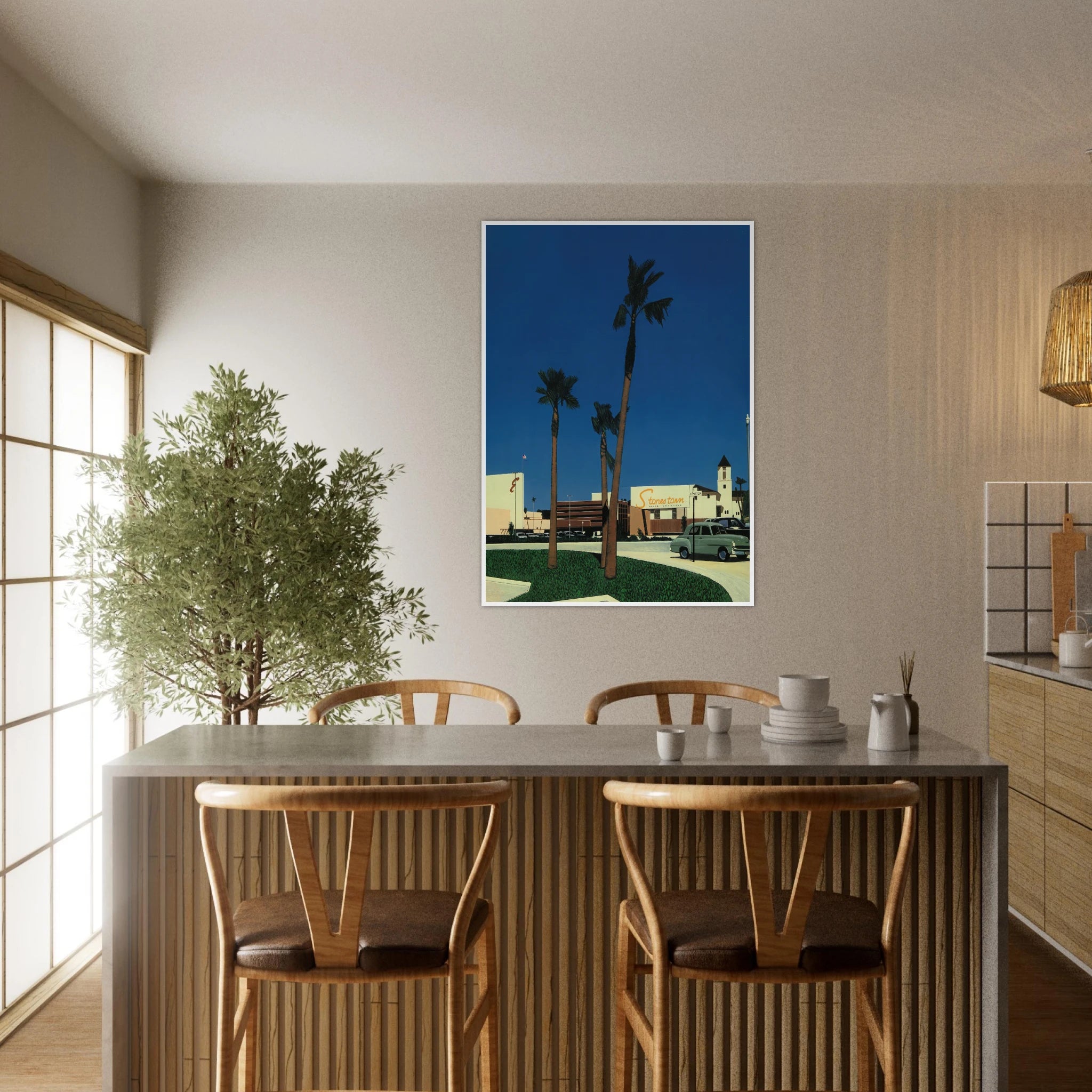 In the beginning IV Mall Framed Poster | Hiroshi Nagai Framed Prints Wall Art | Hiroshi Nagai Prints