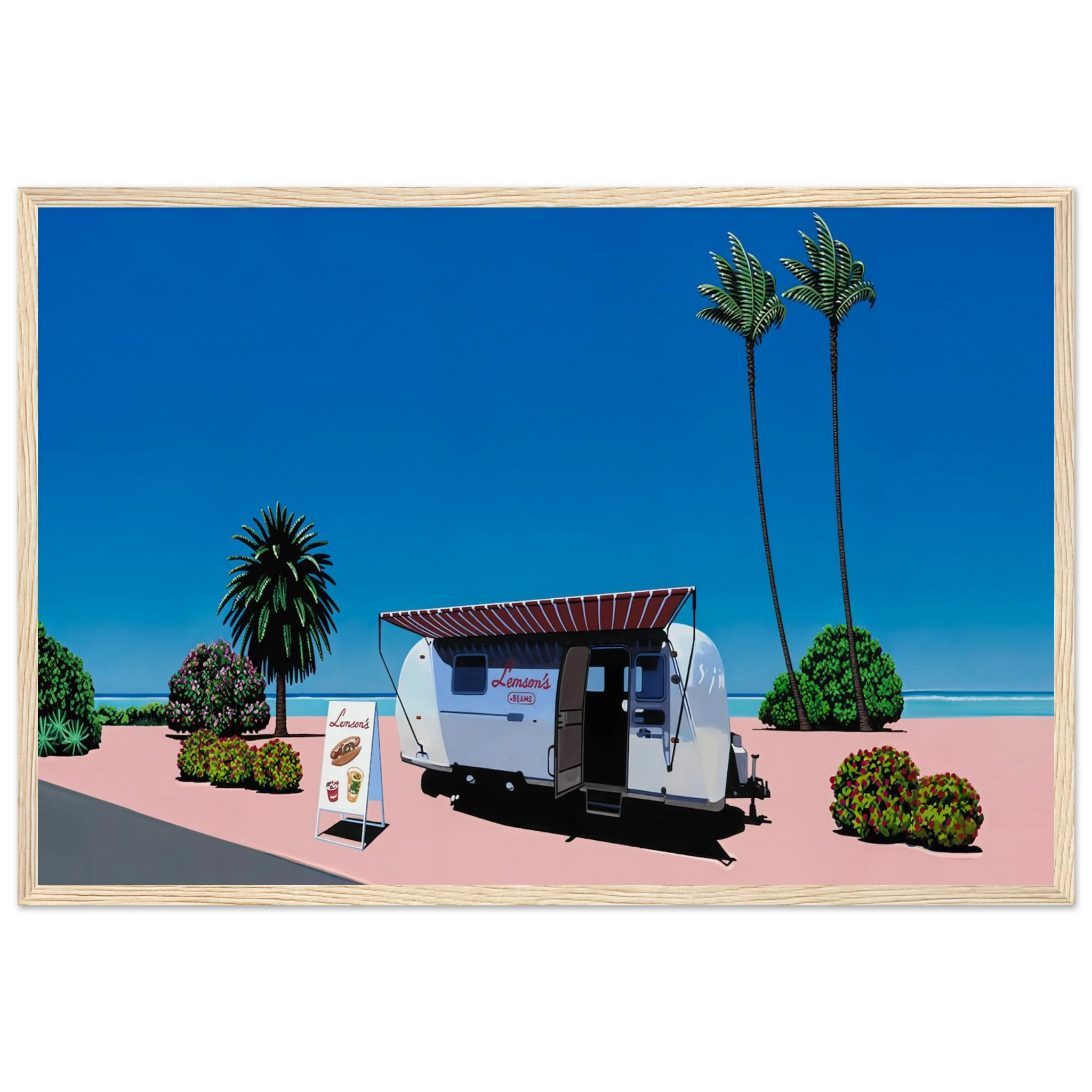 Lemson's Beams Framed Poster | Hiroshi Nagai Framed Prints Wall Art | Hiroshi Nagai Prints