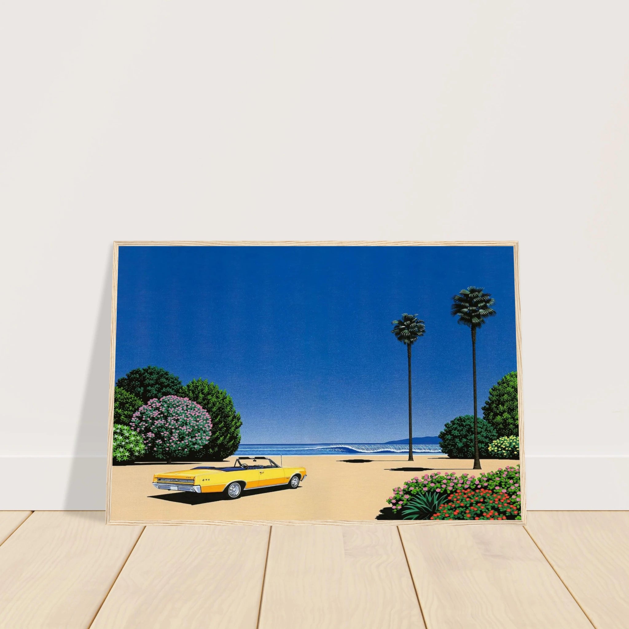 Sweet Breeze Alt Coastline at Lover’s Point Framed Poster | Hiroshi Nagai Framed Prints Wall Art | Hiroshi Nagai Prints