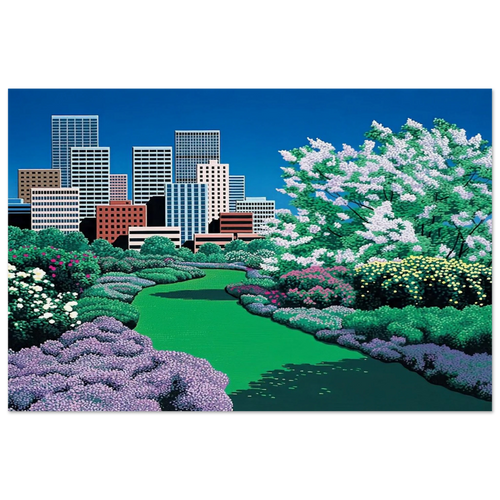 City Garden Poster | Hiroshi Nagai Poster | Hiroshi Nagai Prints
